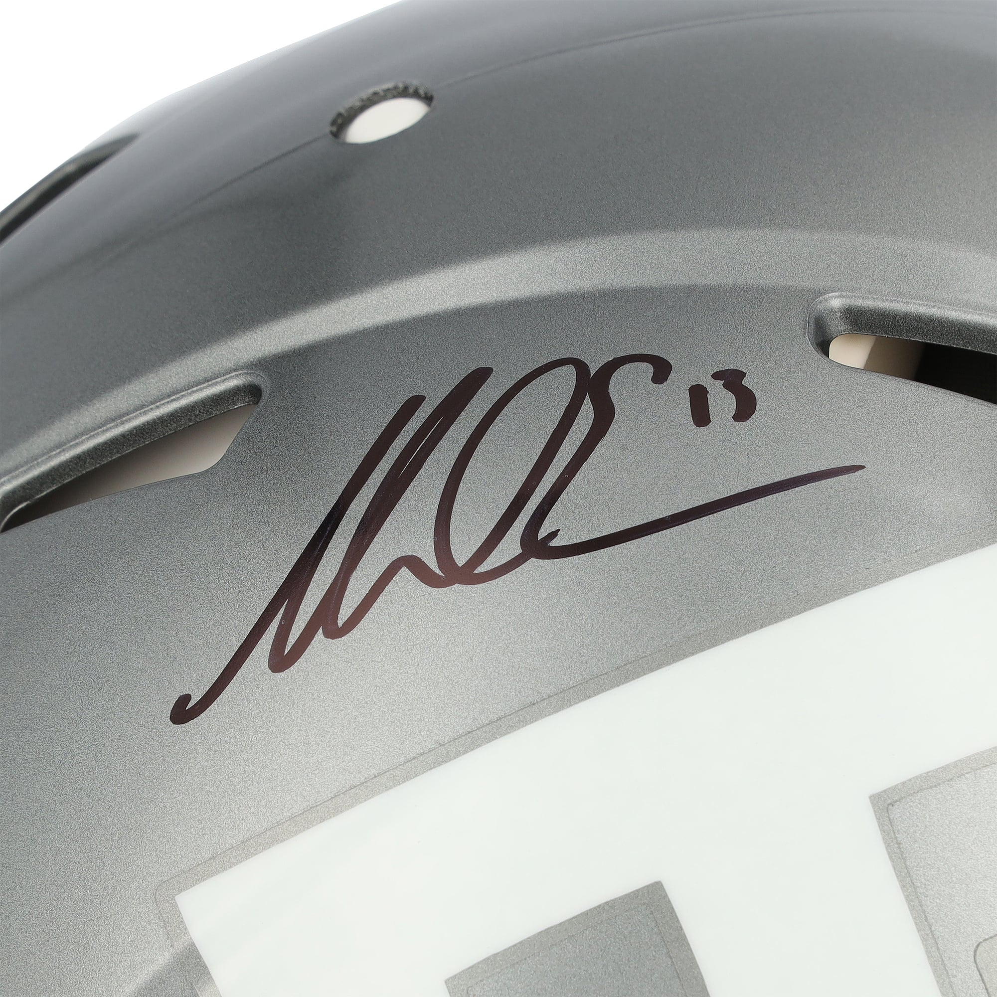 Casque Riddell Flash Speed ​​Authentic autographié par Johnny Manziel et Mike Evans, Texas A&M Aggies