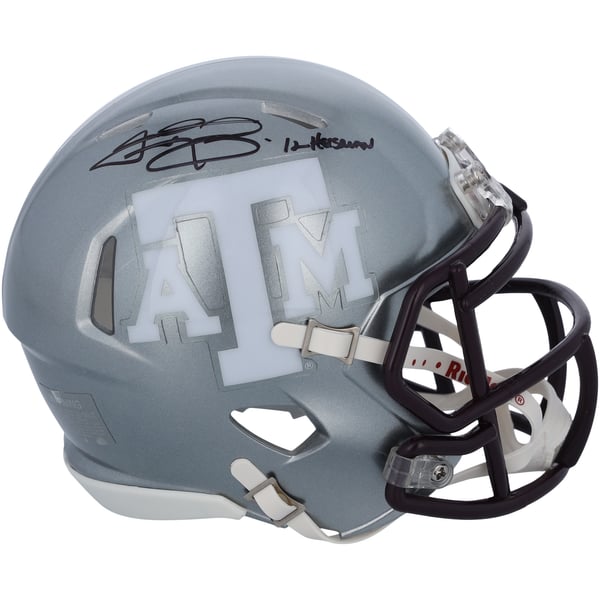 Riddell Texas A&M Aggies Speed Mini Helmet - White Alternate (Officially Licensed NCAA)