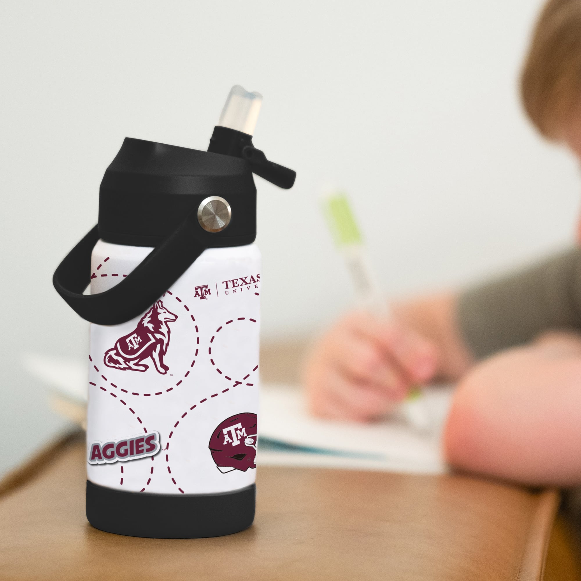 Bouteille mascotte Logo Brands Texas A&M Aggies de 355 ml