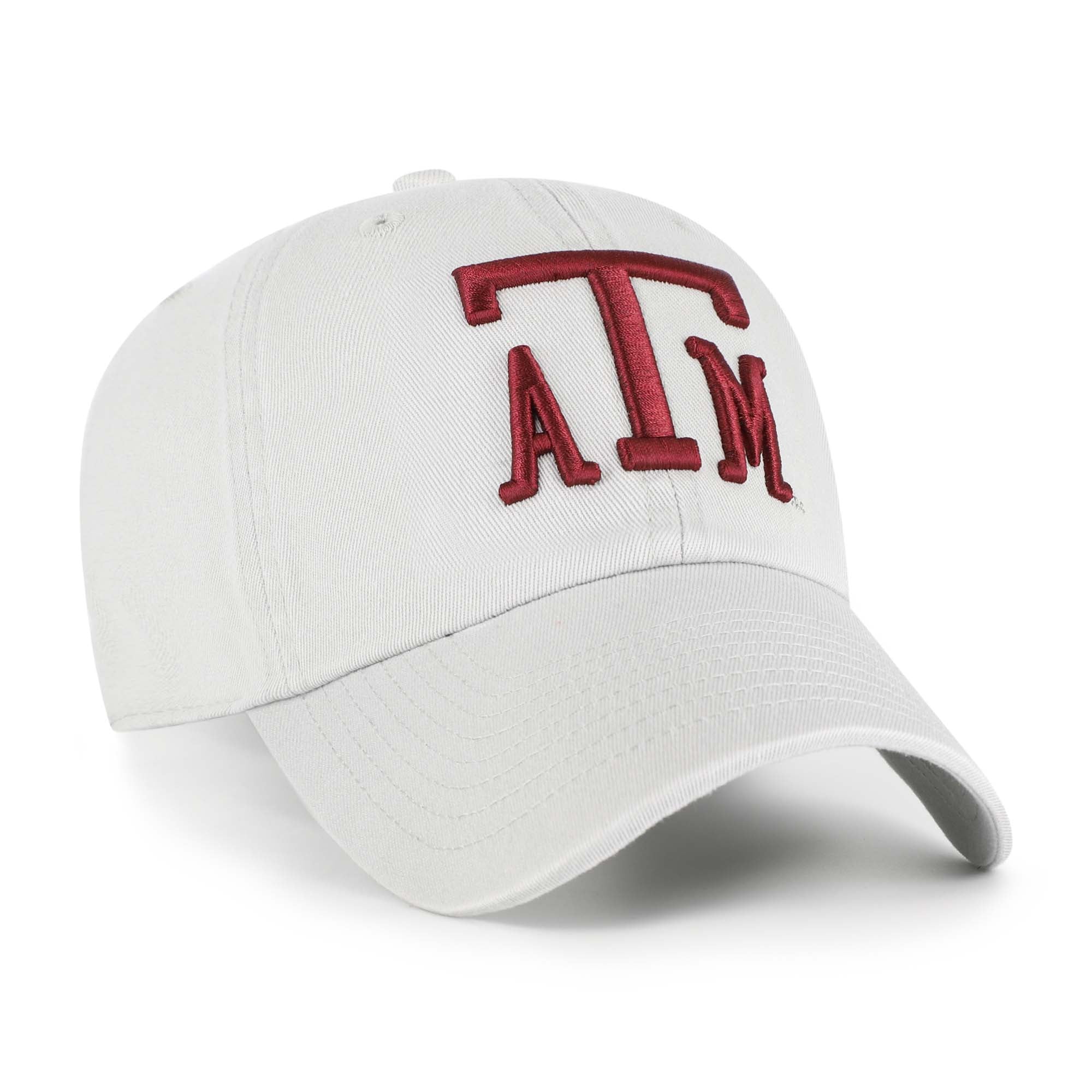 Men's '47 Gray Texas A&M Aggies Vault Clean Up Adjustable Hat