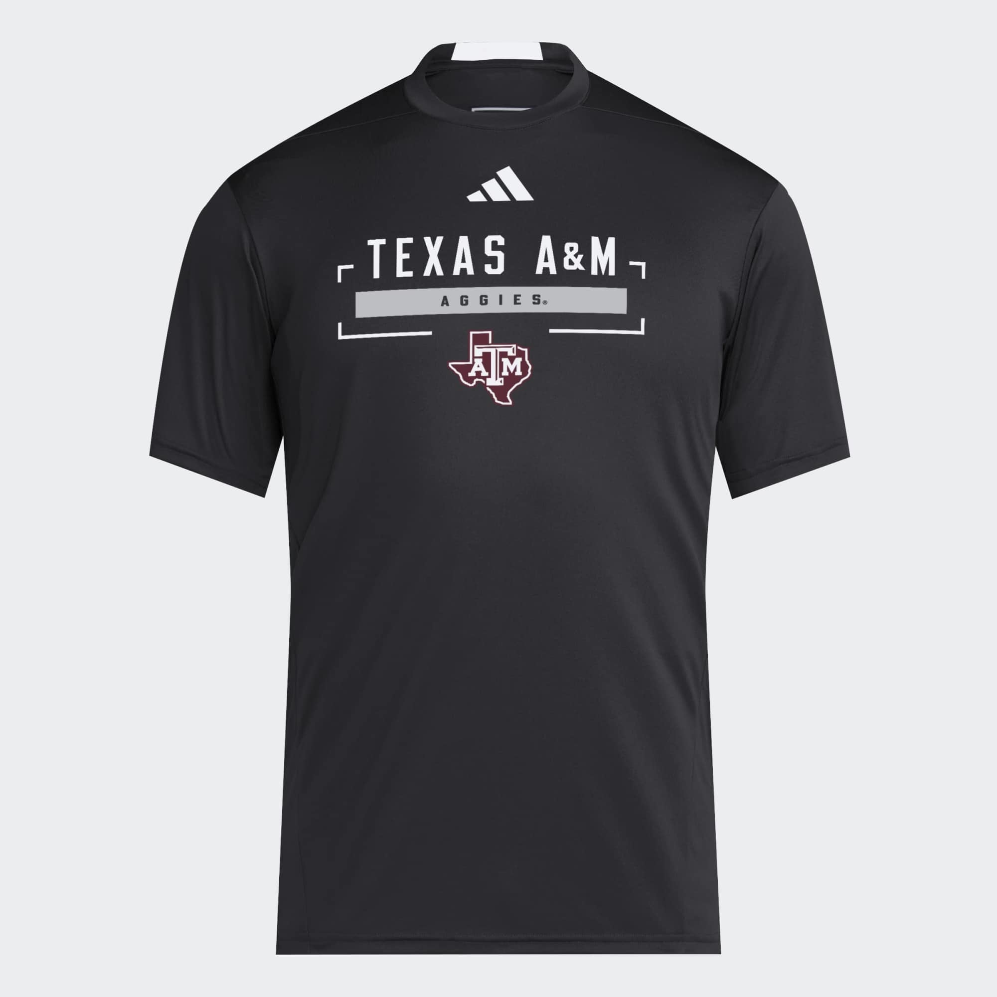 Men's adidas Black Texas A&M Aggies D4T Tri-Blend T-Shirt