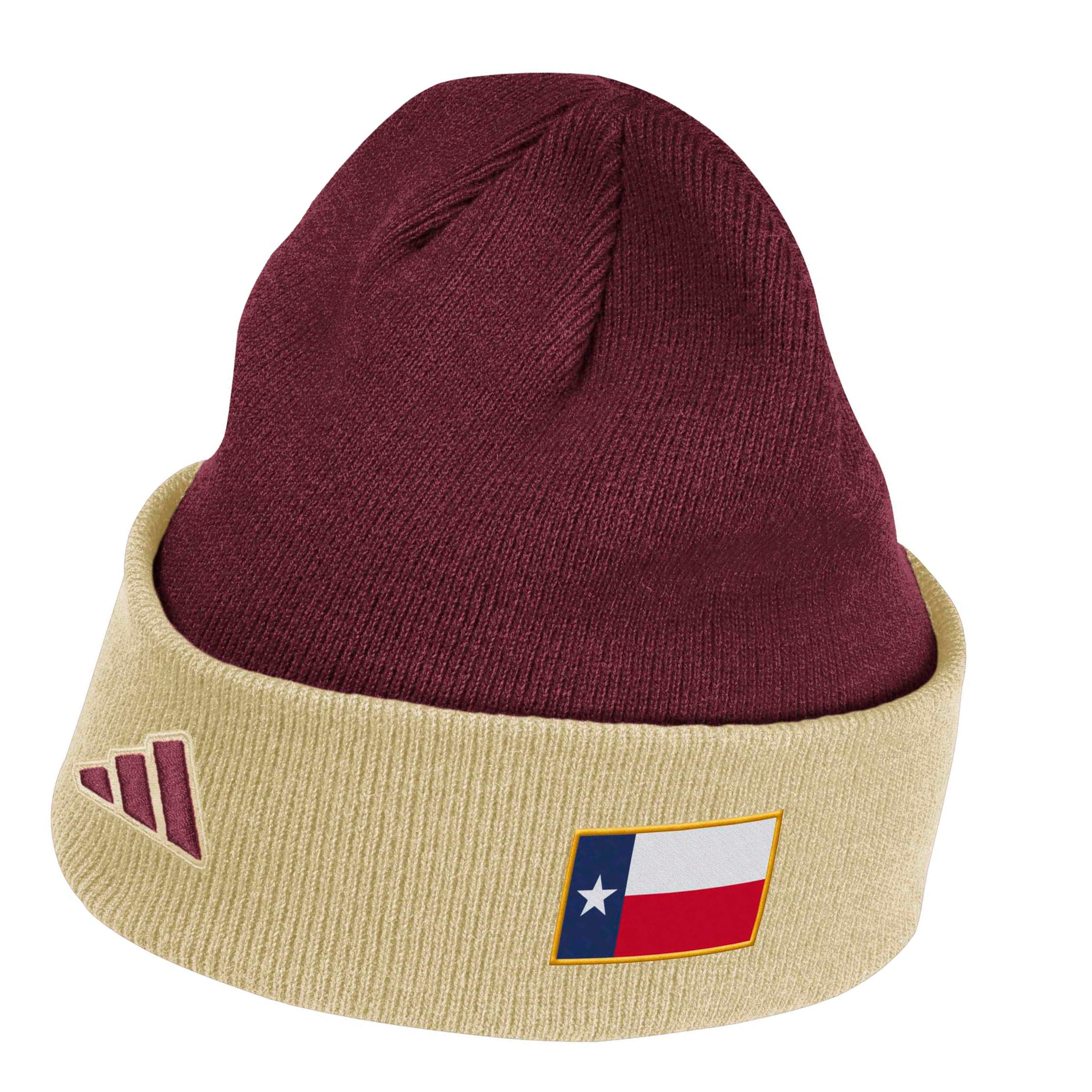 Men's adidas Maroon Texas A&M Aggies Honor & Support Cuffed Knit Hat