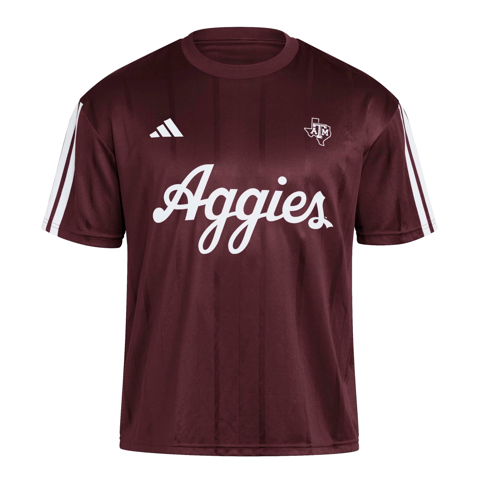 Men's adidas Maroon Texas A&M Aggies Soccer Fashion Jersey