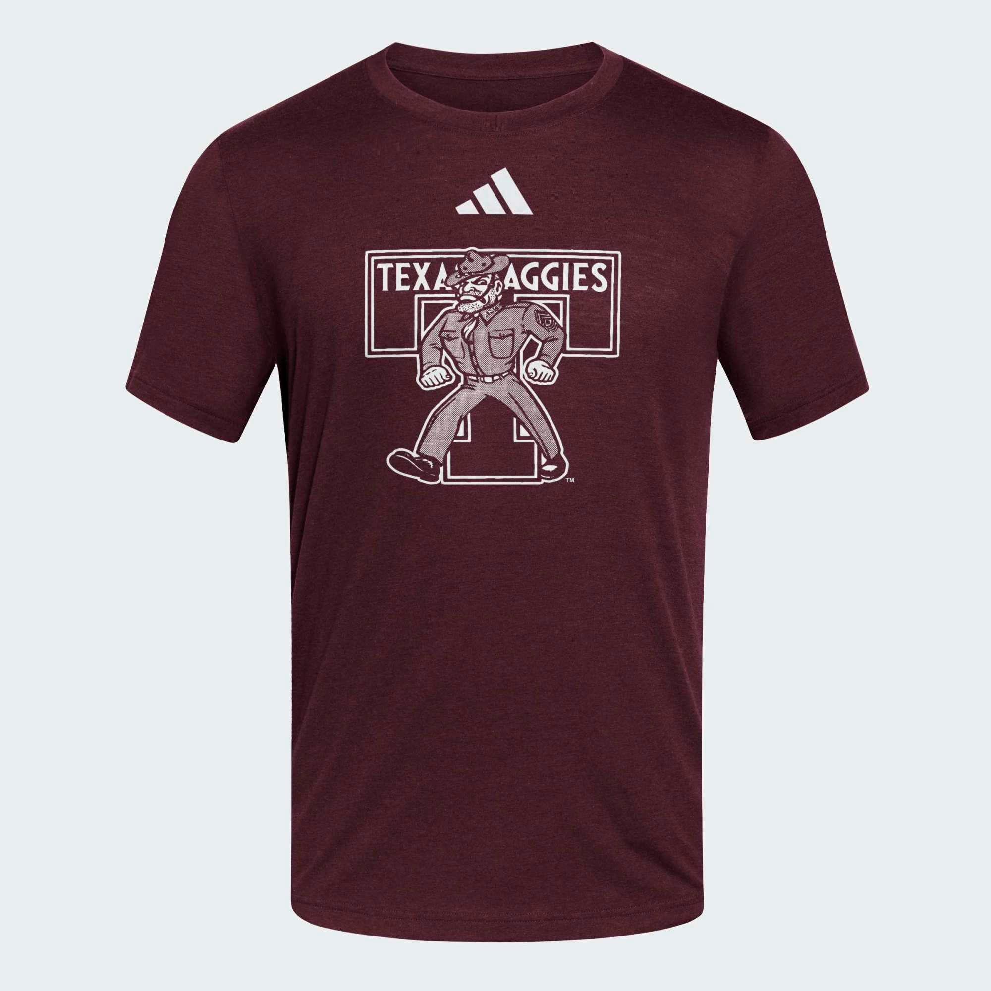 Men's adidas Maroon Texas A&M Aggies Vault Blend T-Shirt