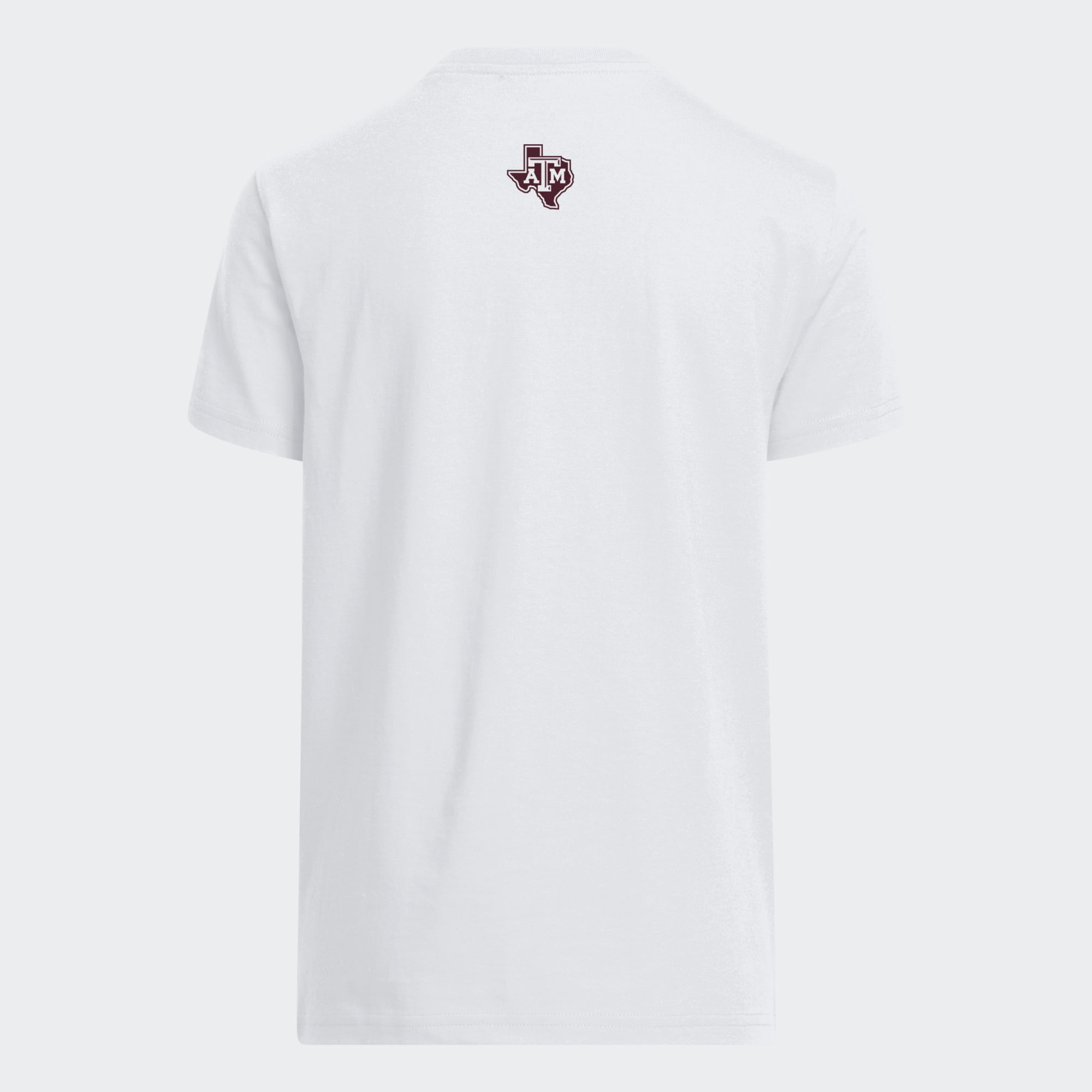 T-shirt adidas Originals blanc pour homme, logo Texas A&M Aggies Trefoil University