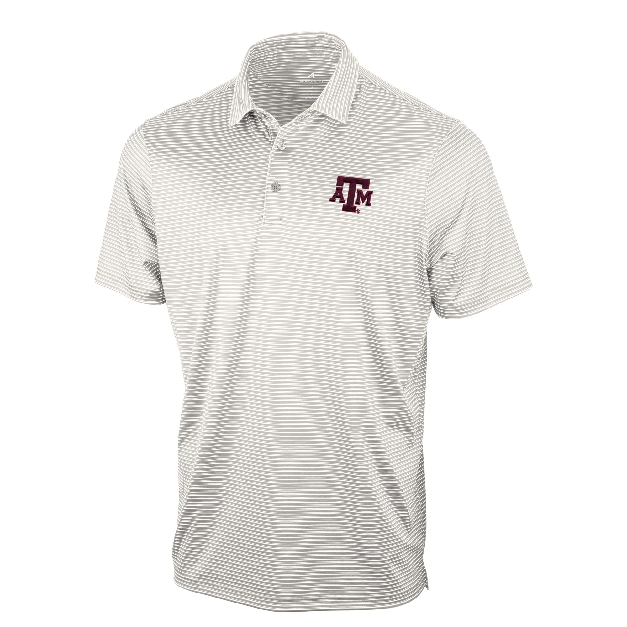 Men's Antigua Gray Texas A&M Aggies Eager Polo