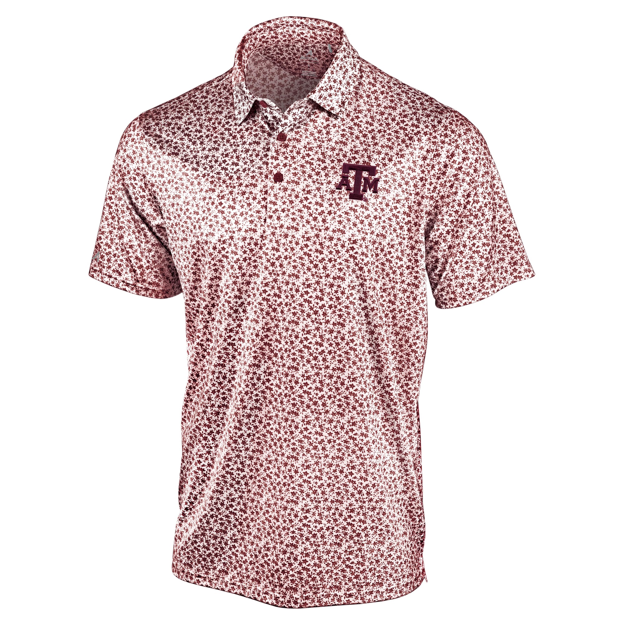 Polo Antigua Flourish bordeaux pour homme, Texas A&M Aggies