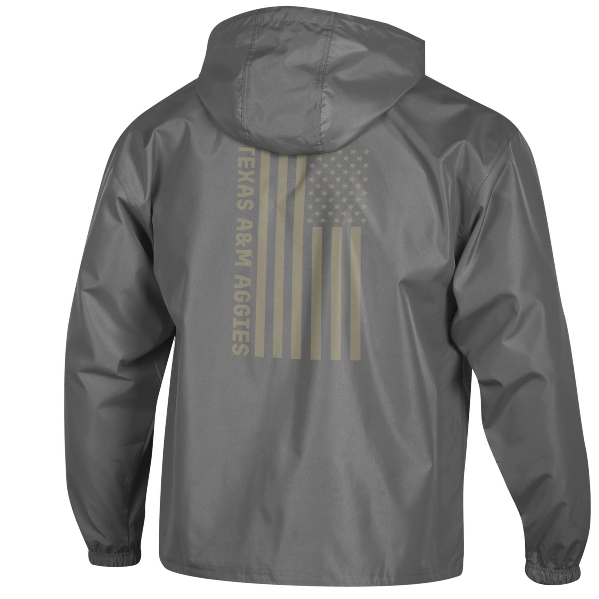 Veste pliable Champion Graphite Texas A&M Aggies OHT Flag pour homme