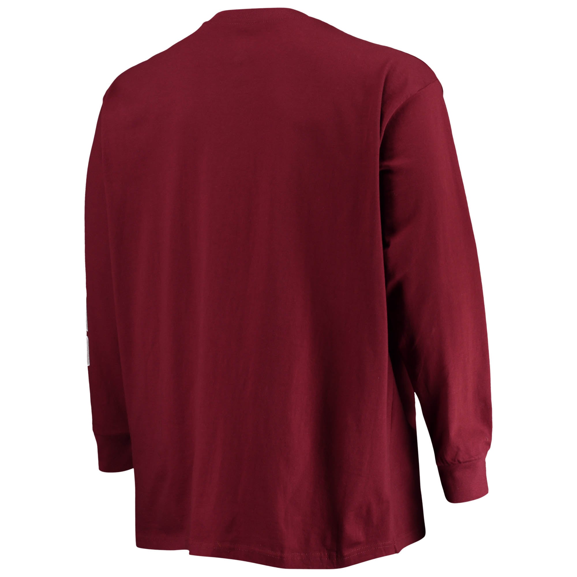T-shirt à manches longues Champion pour homme, bordeaux, Texas A&M Aggies, grandes tailles, logo en arc sur le visage