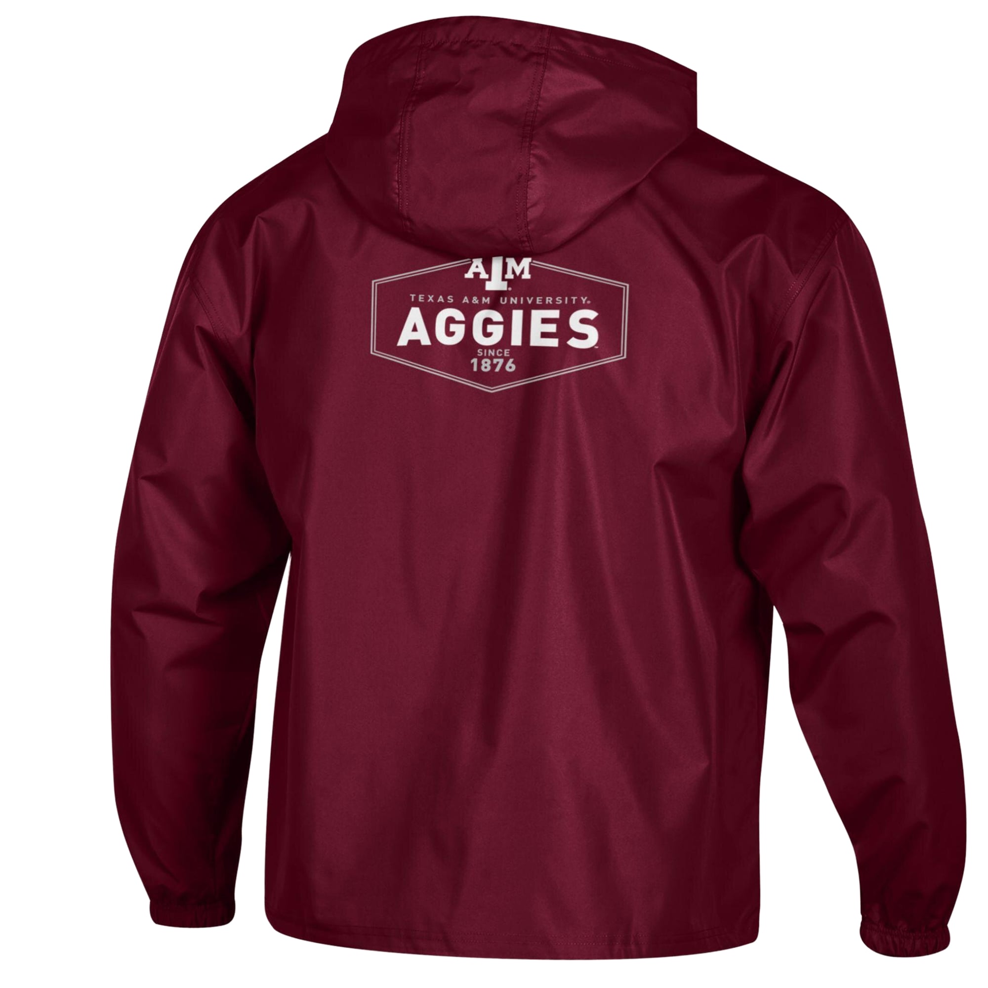 Men's Champion Maroon Texas A&M Aggies Delay Packable Half-Zip Jacket