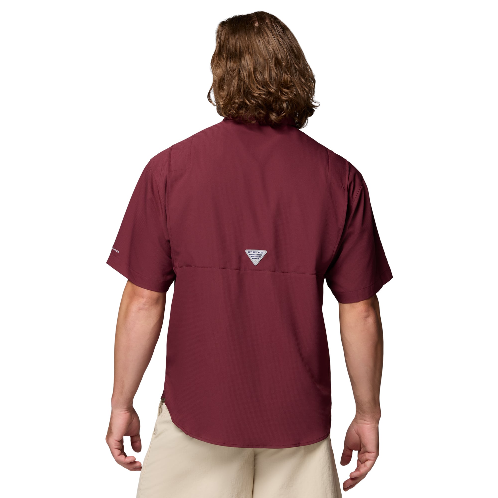 Men's Columbia Maroon Texas A&M Aggies PFG Tamiami Shirt