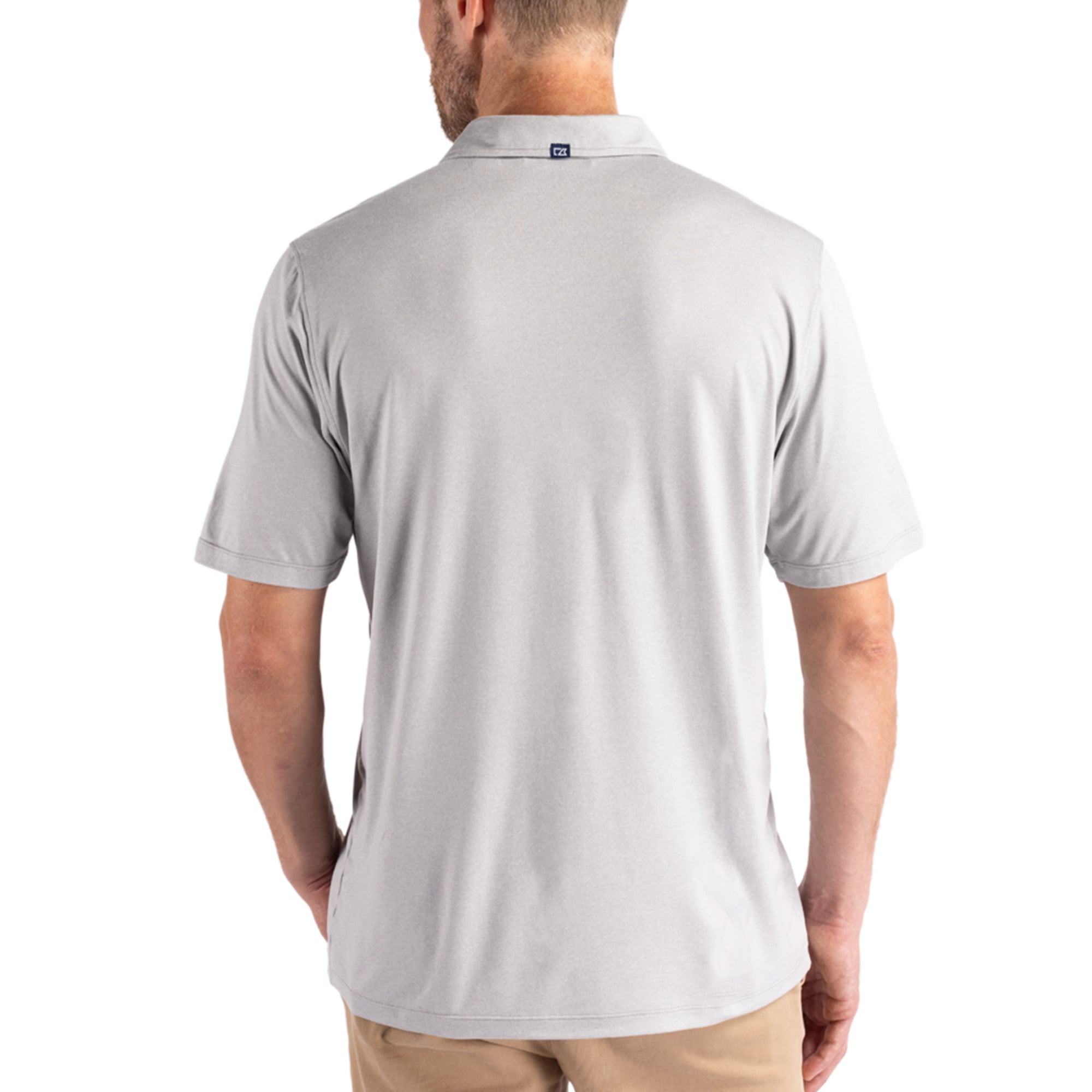 Polo Cutter & Buck gris pour homme Texas A&M Aggies Coastline Epic Comfort Eco Recycled
