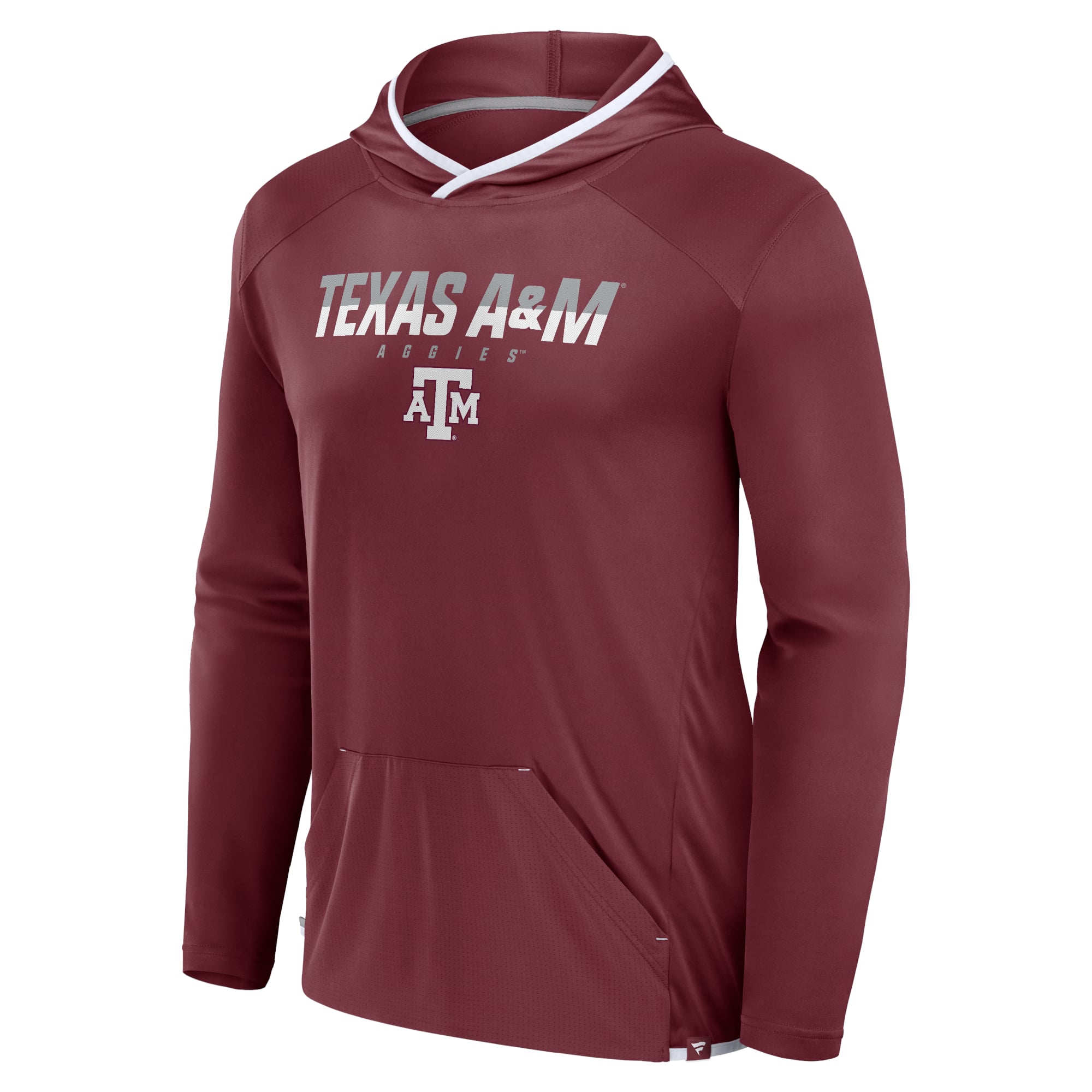 T-shirt à capuche Fanatics bordeaux/blanc Texas A&M Aggies pour homme