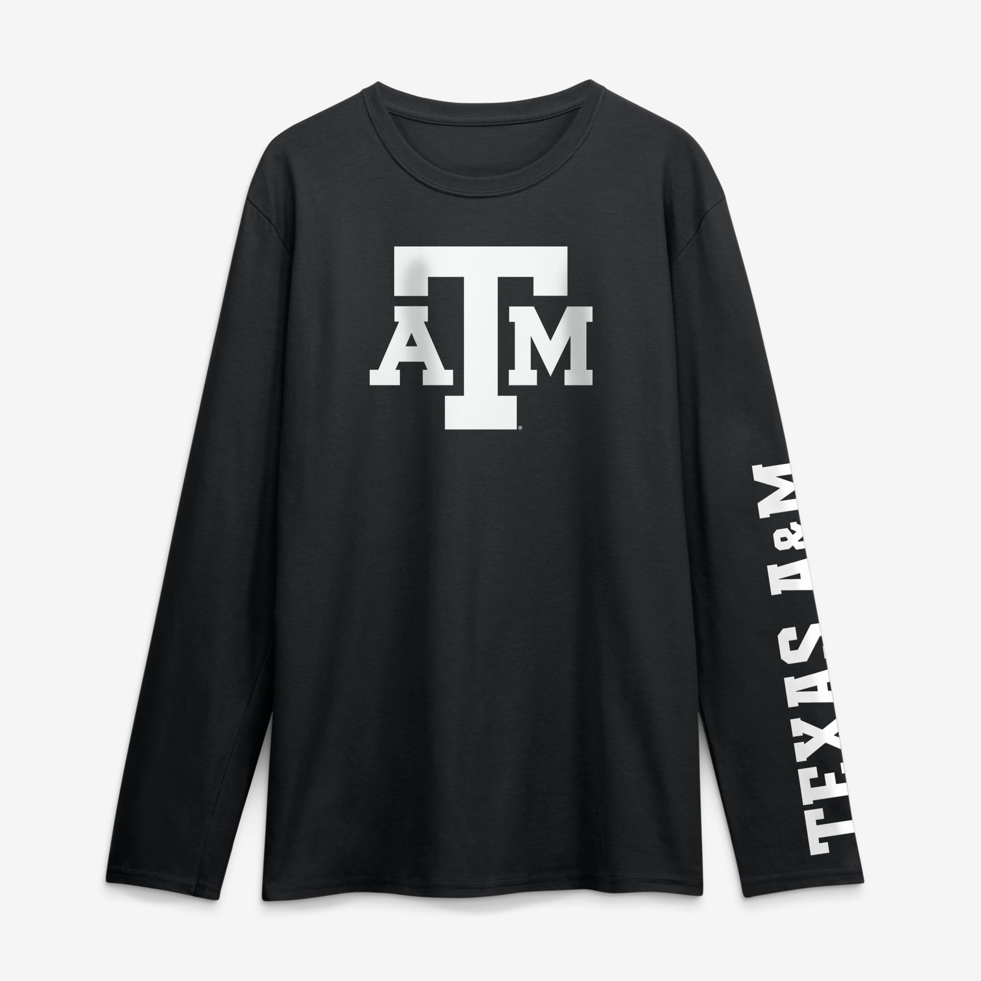 Men's Logo Athletic Heather Gray Texas A&M Aggies Primary Long Sleeve T-Shirt