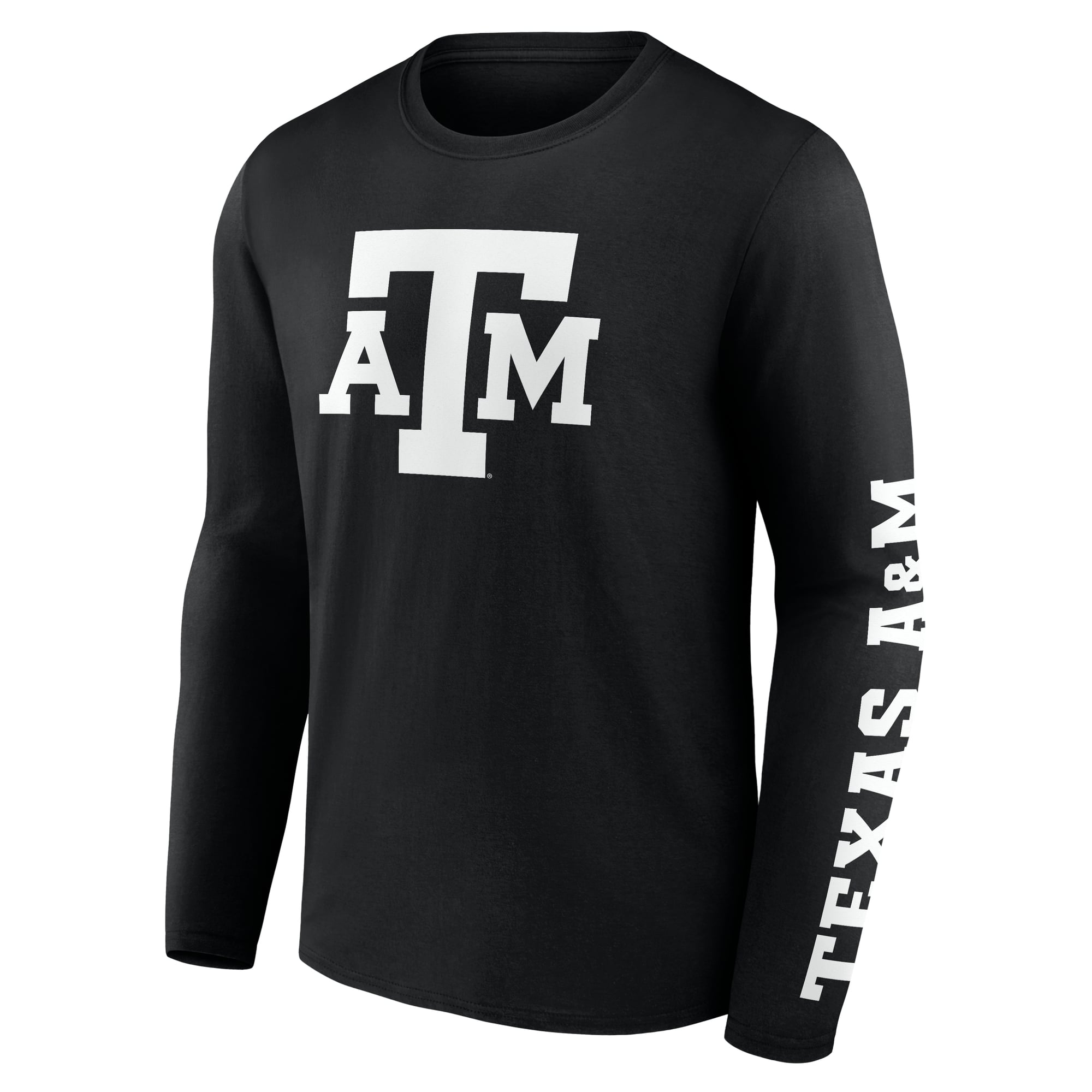 Men's Logo Athletic Heather Gray Texas A&M Aggies Primary Long Sleeve T-Shirt