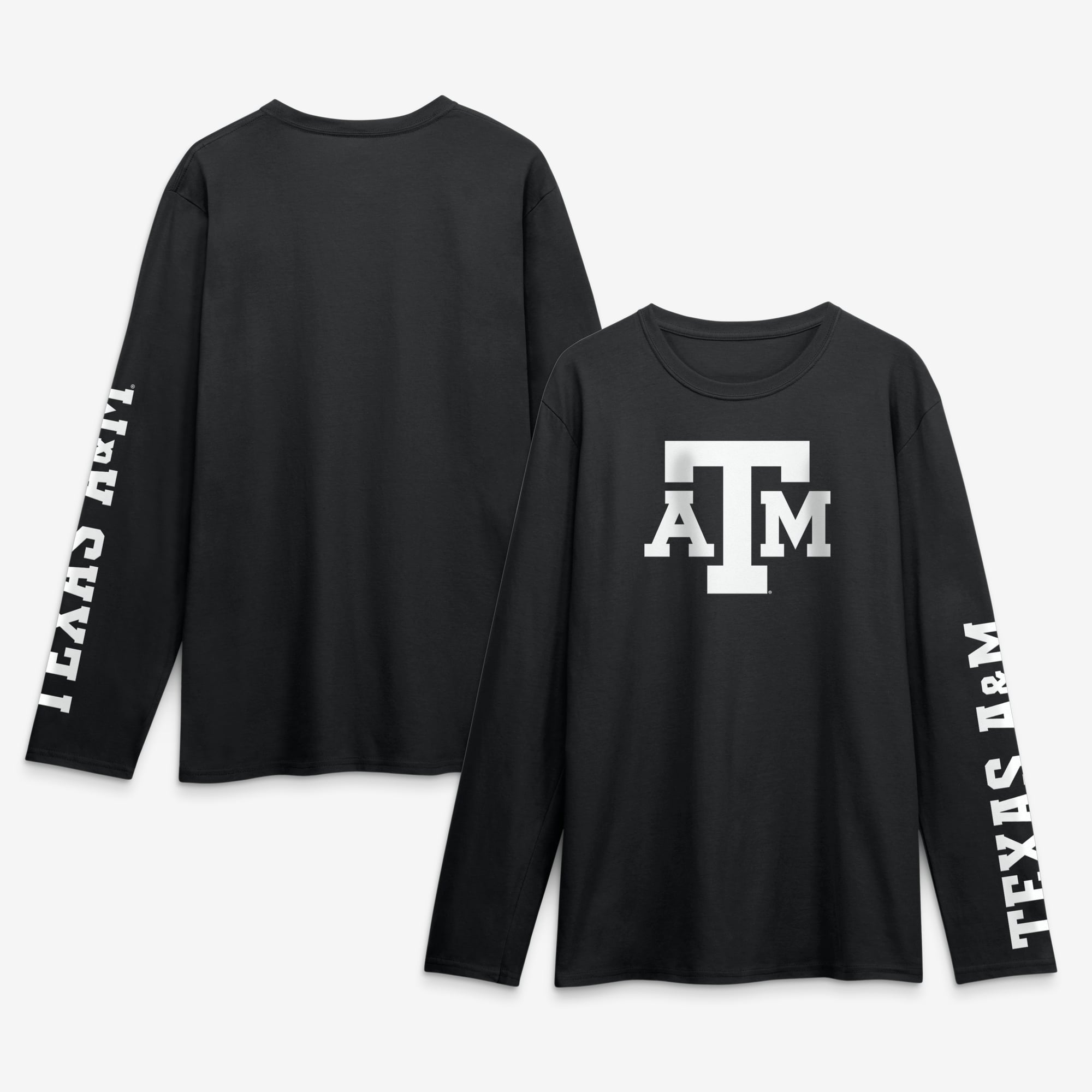 Men's Logo Athletic Heather Gray Texas A&M Aggies Primary Long Sleeve T-Shirt