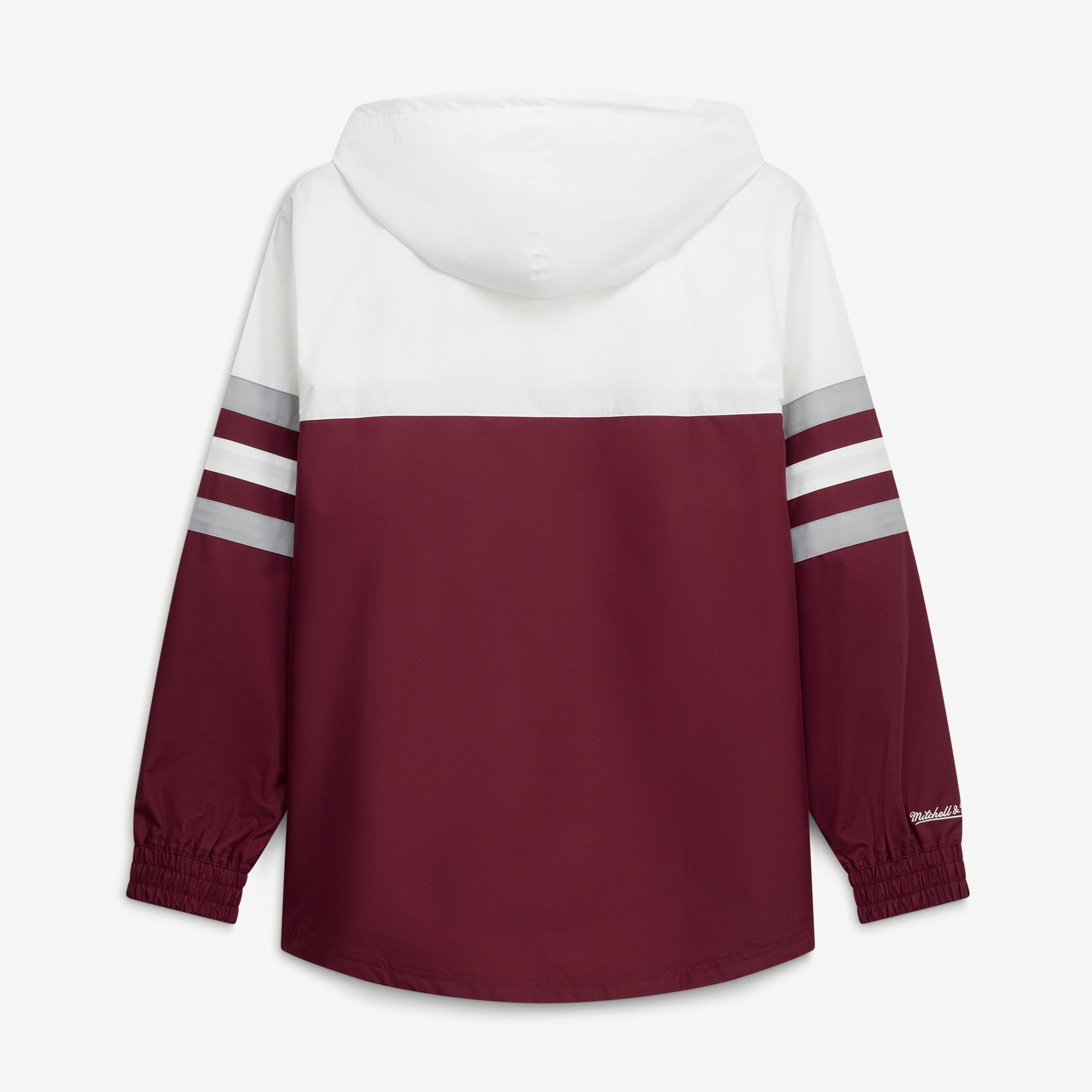 Men's Mitchell & Ness Maroon Texas A&M Aggies Head Coach Lightweight Anorak Half-Zip Windbreaker