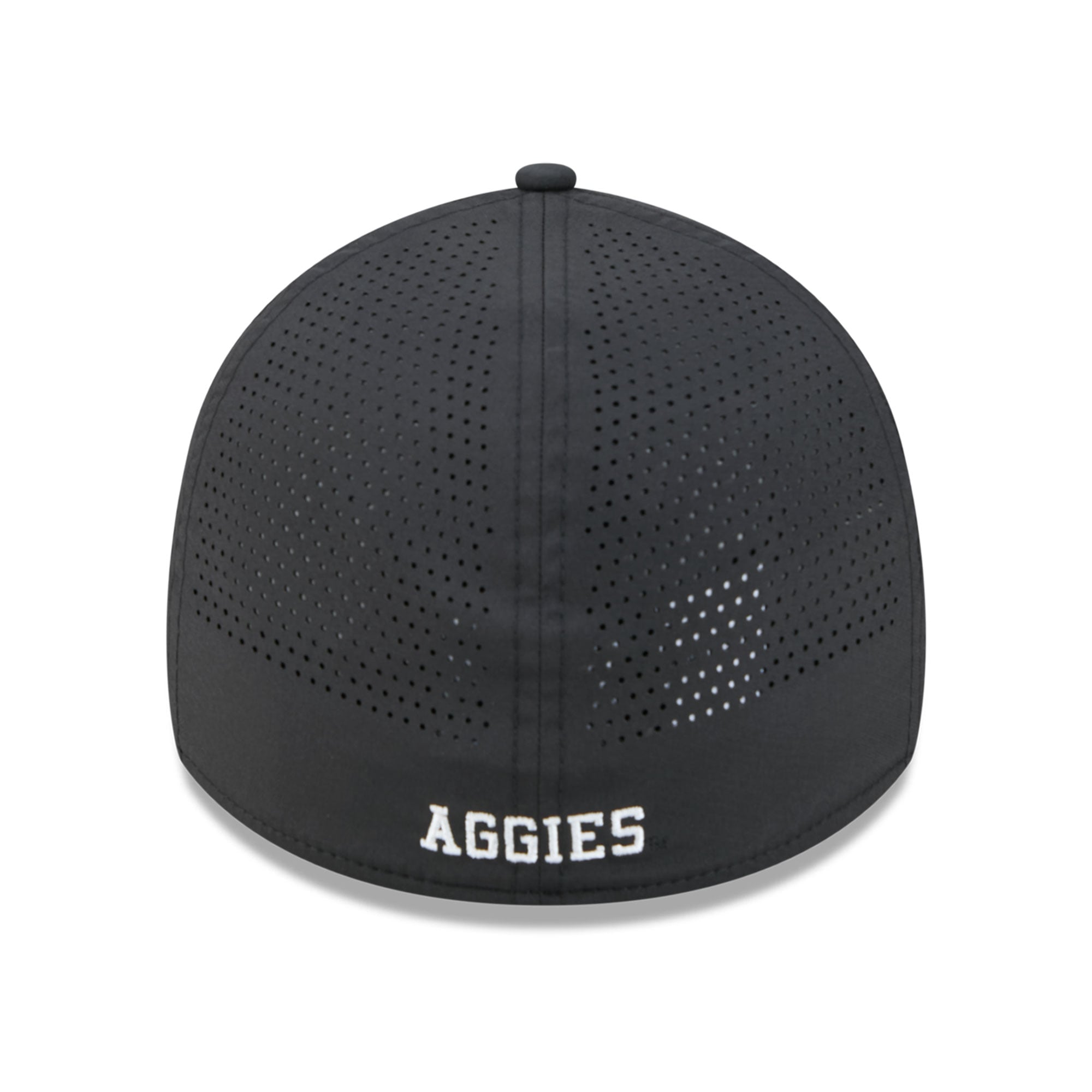 Casquette extensible New Era noire Texas A&M Aggies Performance Rope 39THIRTY pour homme