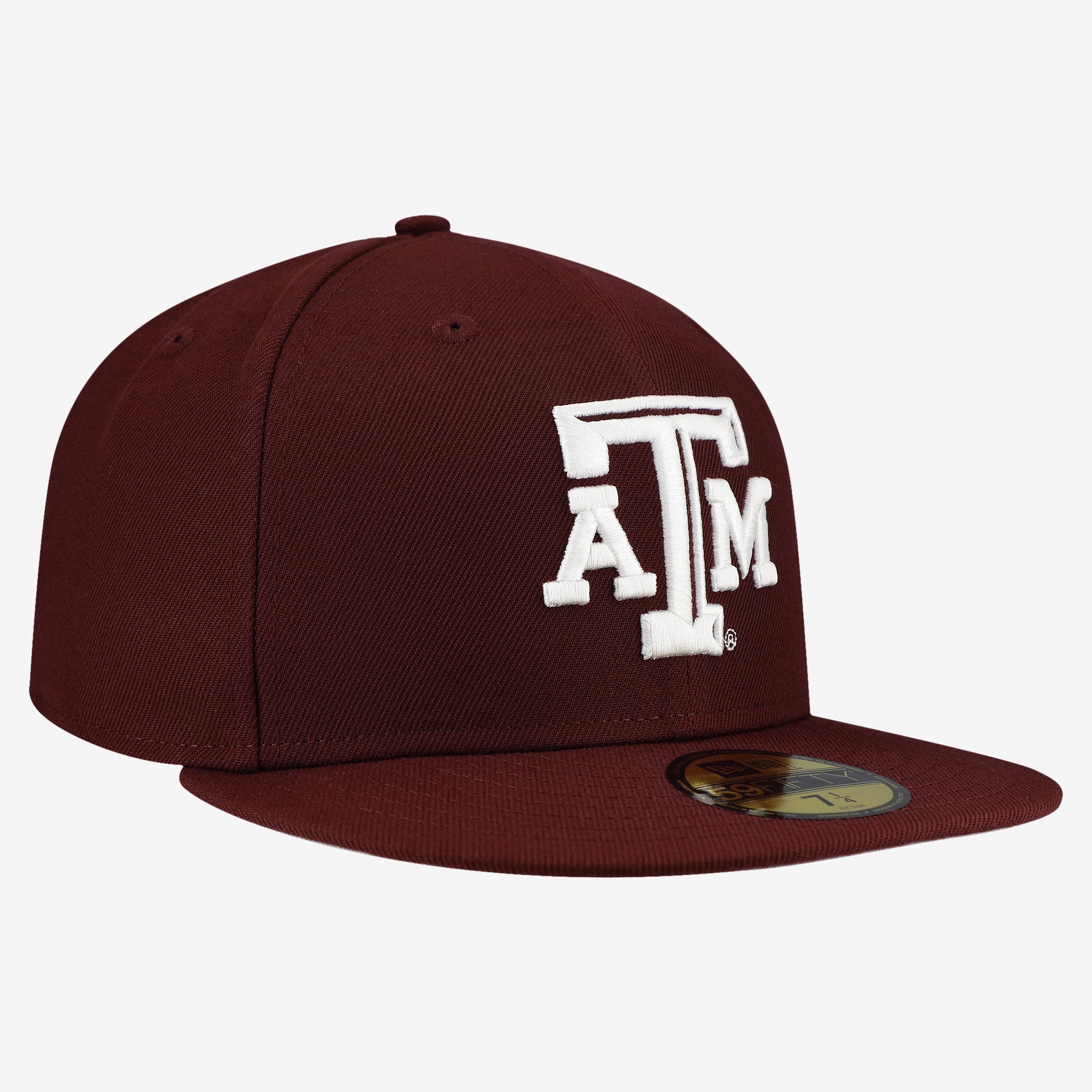 Casquette ajustée New Era 59FIFTY bordeaux pour homme, Texas A&M Aggies.