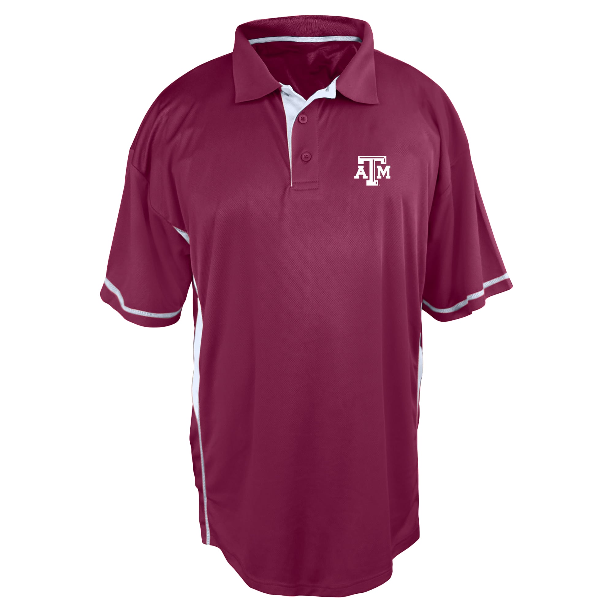 Polo à empiècements colorés bordeaux Texas A&M Aggies pour homme, grandes tailles