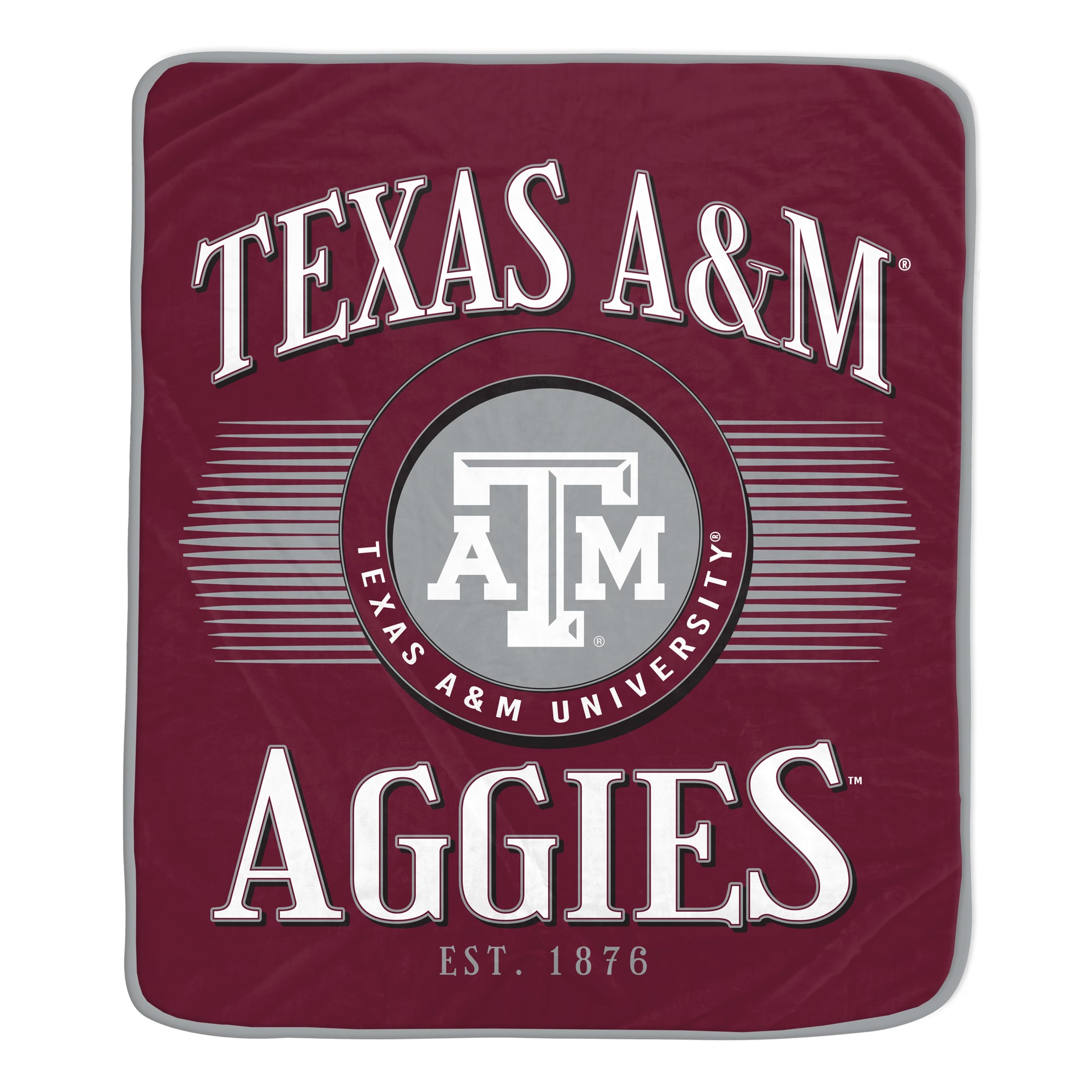 Couverture ultra douce Pegasus Texas A&M Aggies Spotlight Arch 60" x 70"
