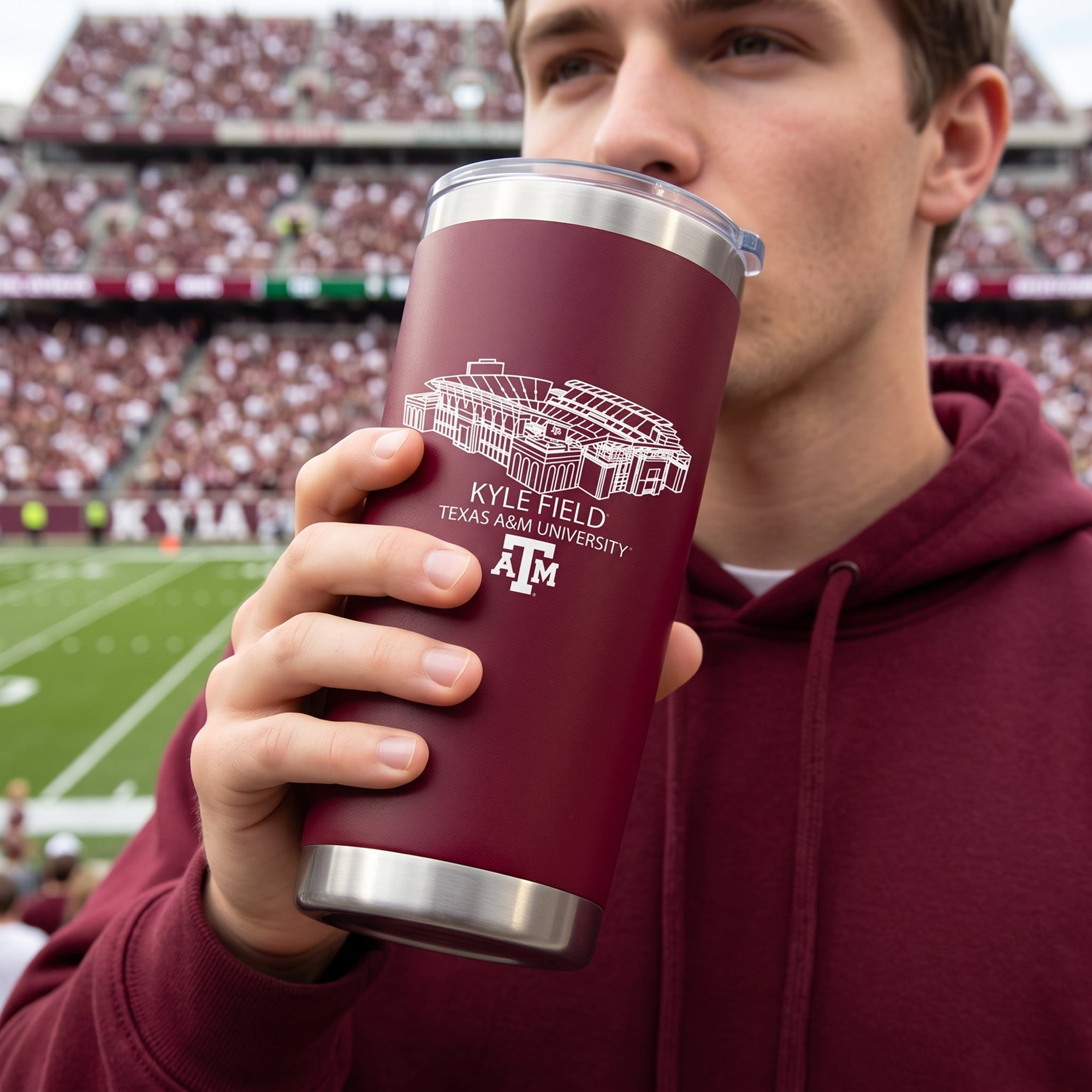 Texas A&M Aggies 22oz. Stadium Tumbler