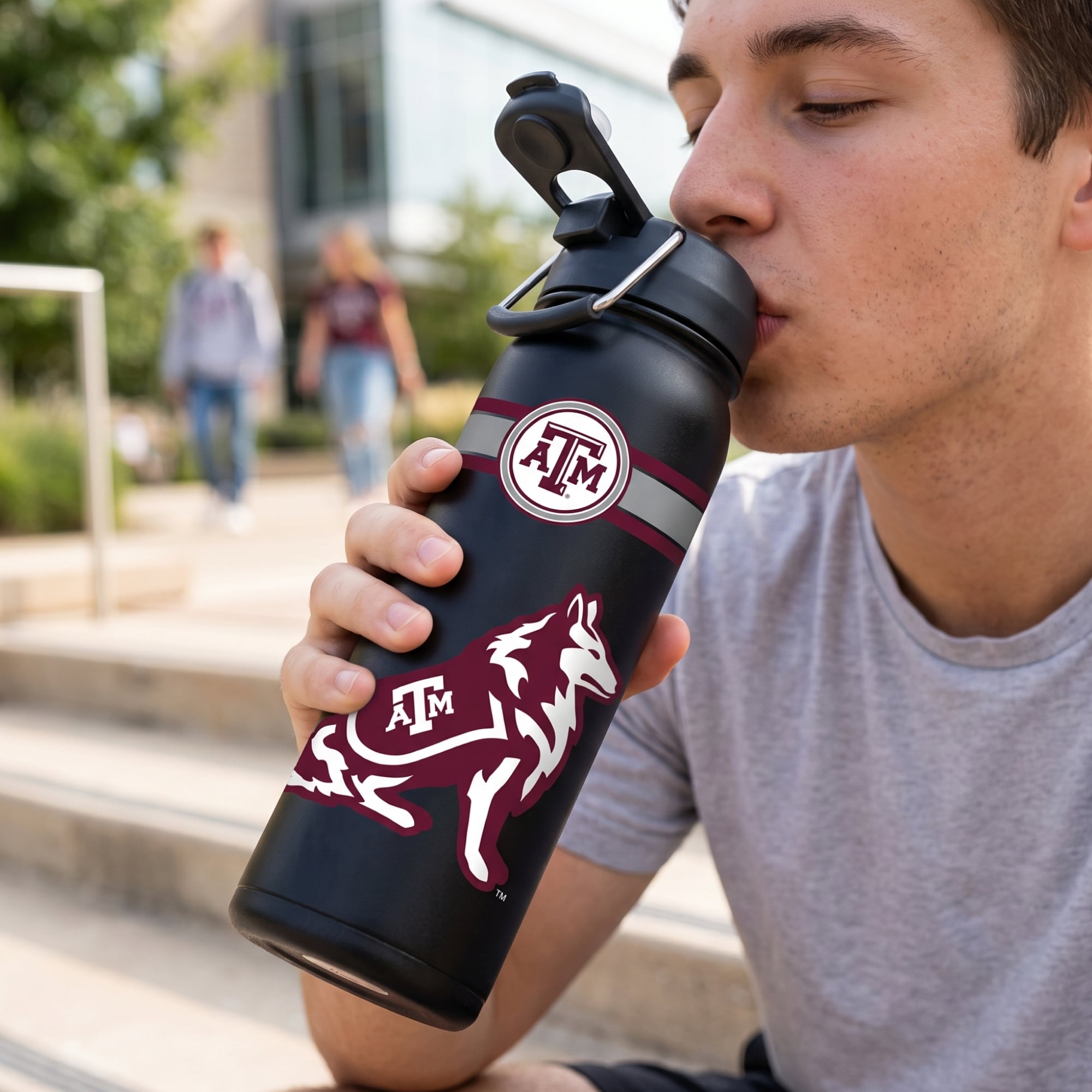 Bouteille triple option 24 oz Texas A&M Aggies