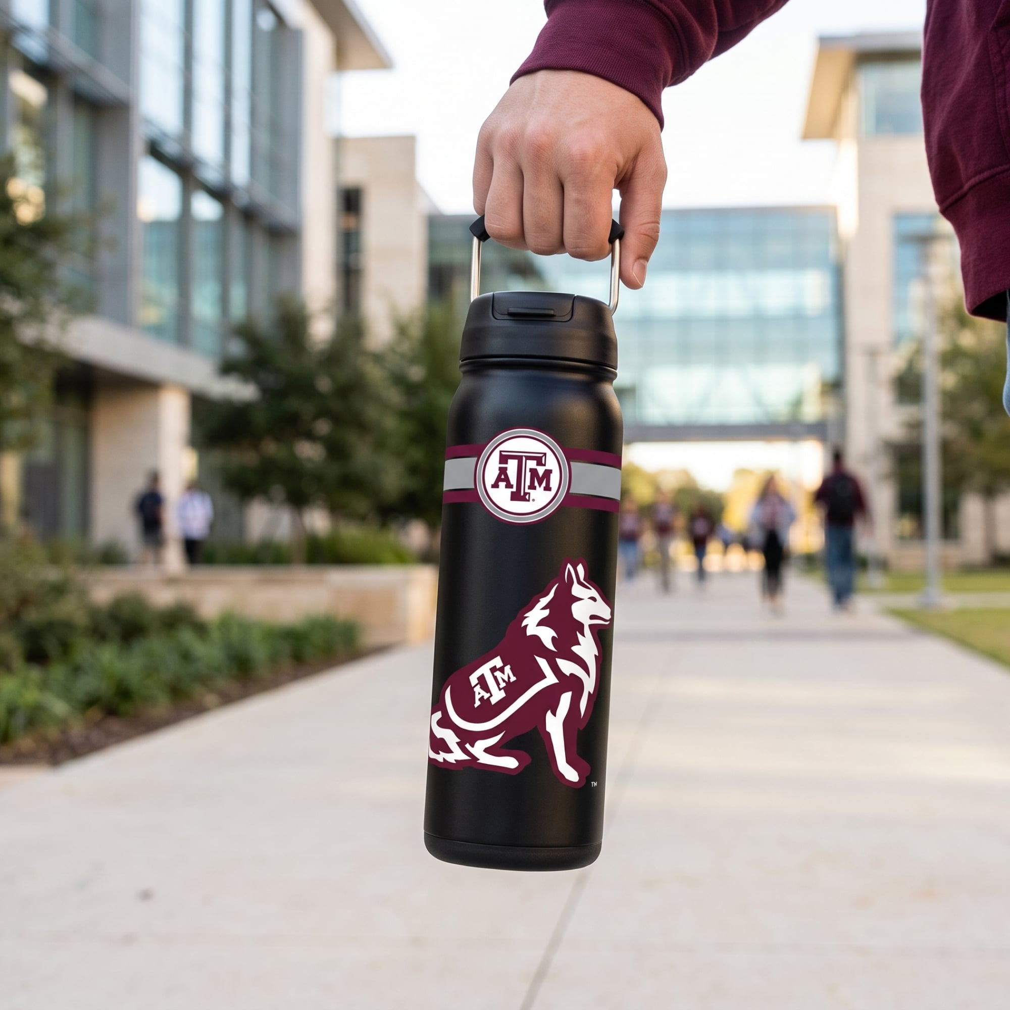 Bouteille triple option 24 oz Texas A&M Aggies