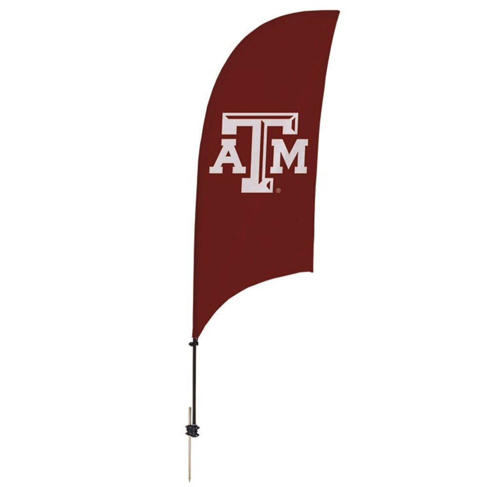 Texas A&M University Gartenflagge – Doppelseitig, 100% Polyester, Offiziell Lizenziert (Design C)