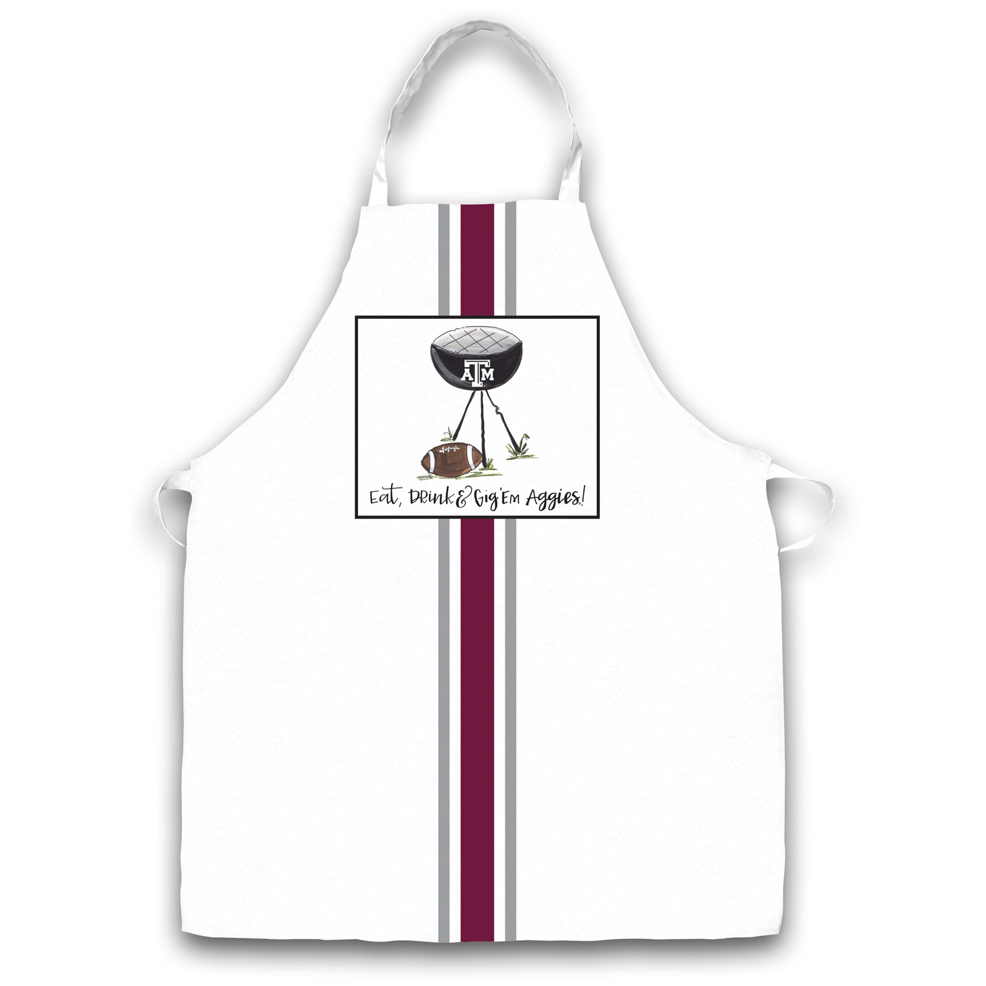 Tablier de l'équipe Texas A&M Aggies Eat Drink & Go