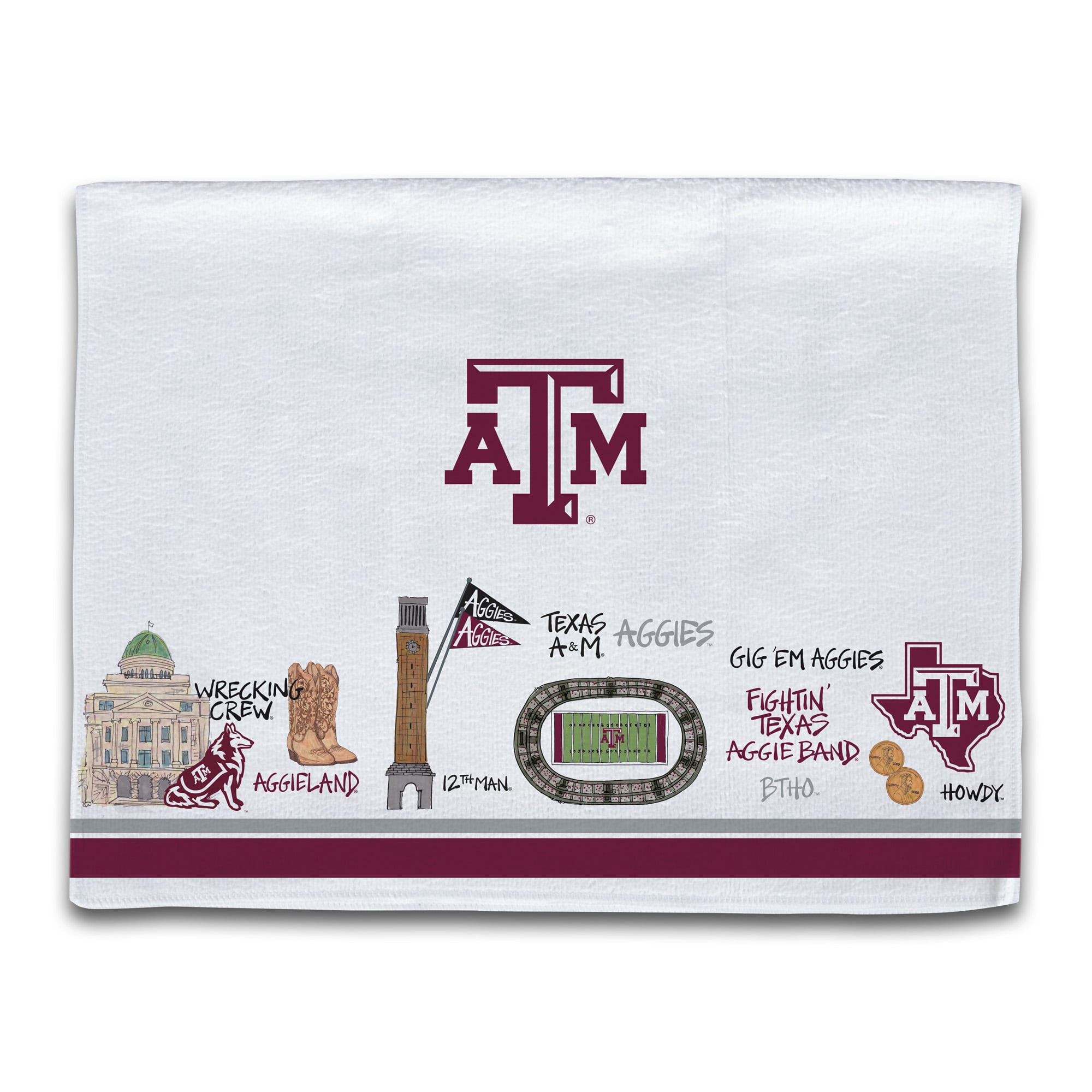 Torchon de cuisine Texas A&M Aggies Icon