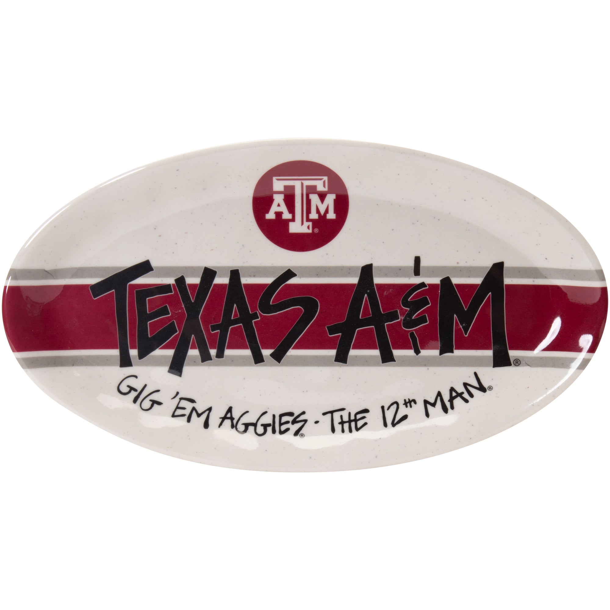 Plat de cuisine ovale Texas A&M Aggies