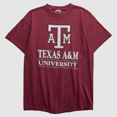 Texas A&M Aggies Tultex 90s T-shirt - Maroon - S by Fanatics Real Vintage
