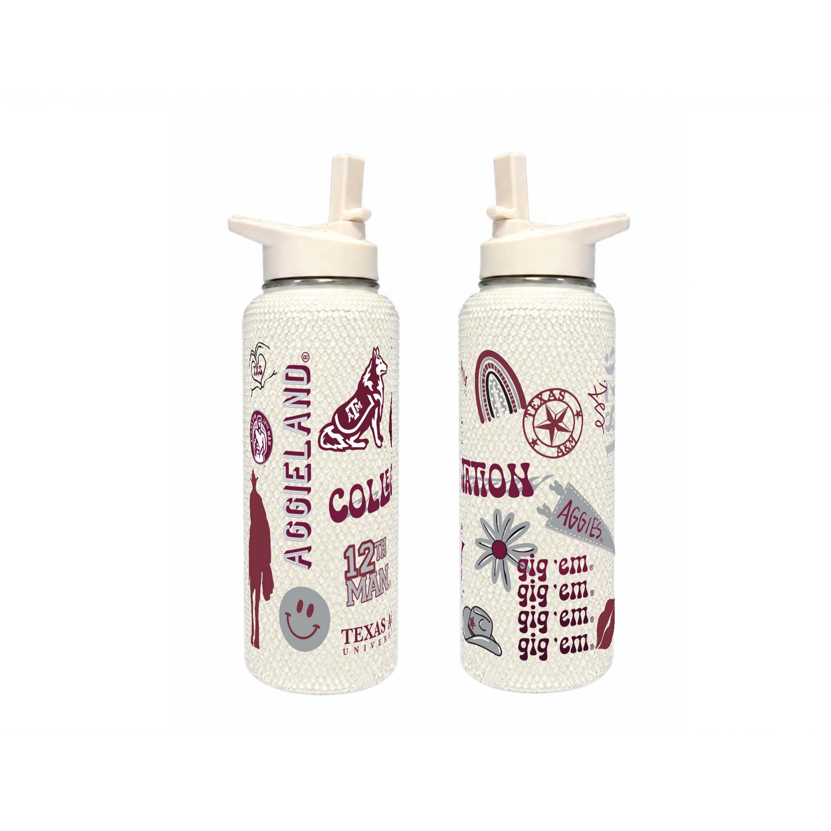 Bouteille Bling Quencher de 34 oz (994 ml) The Memory Company Texas A&M Aggies