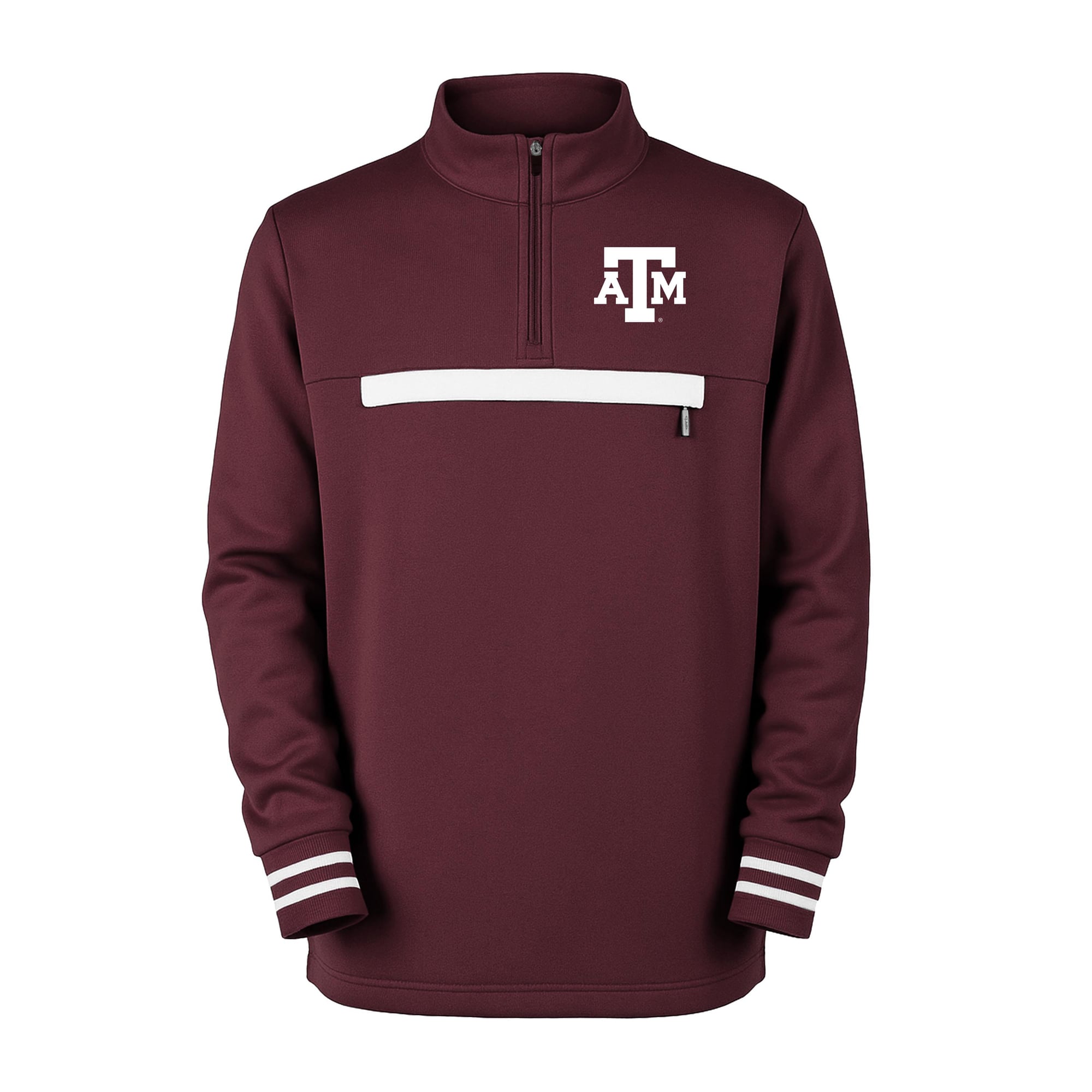 Toddler Garb Maroon Texas A&M Aggies Atlas Quarter-Zip Tri-Blend Pullover