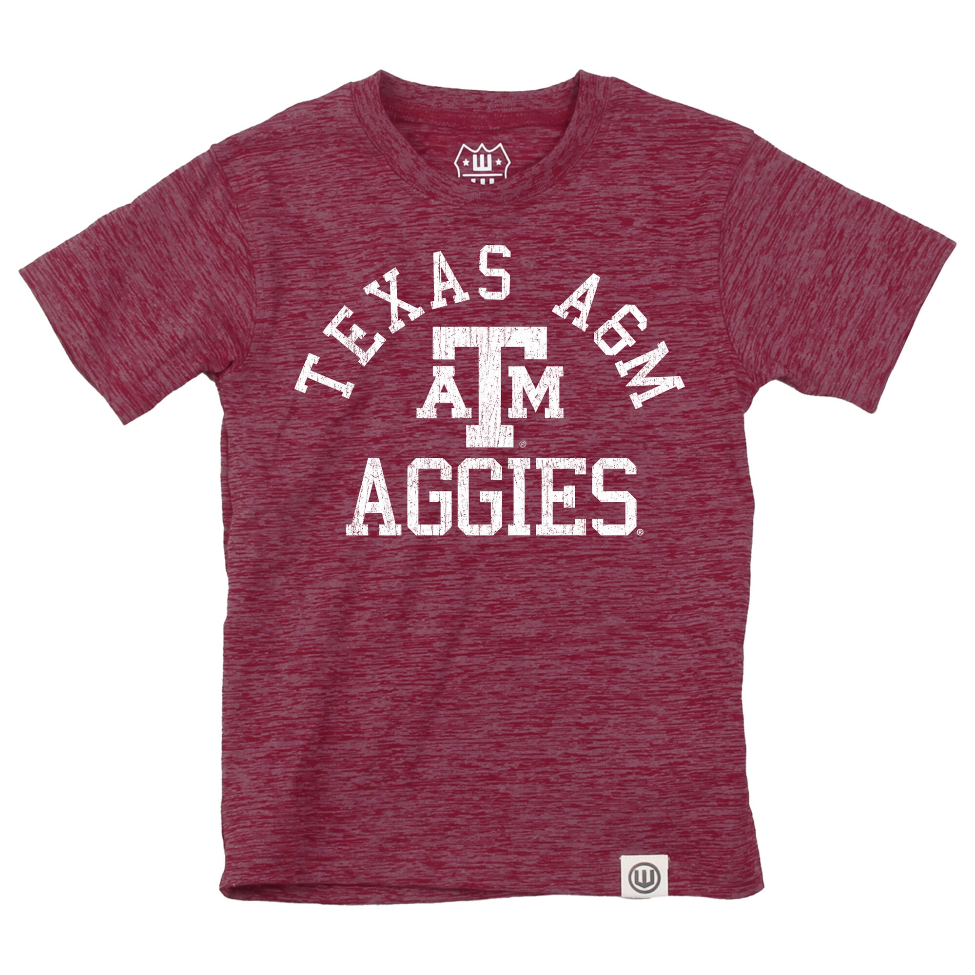 Ensemble t-shirt et short Wes & Willy Maroon Texas A&M Aggies en laine nuageuse