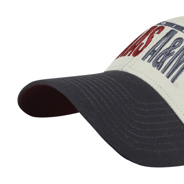 Casquette unisexe ajustable '47 grise/noire Texas A&M Aggies MVP à inscription demi-bloc