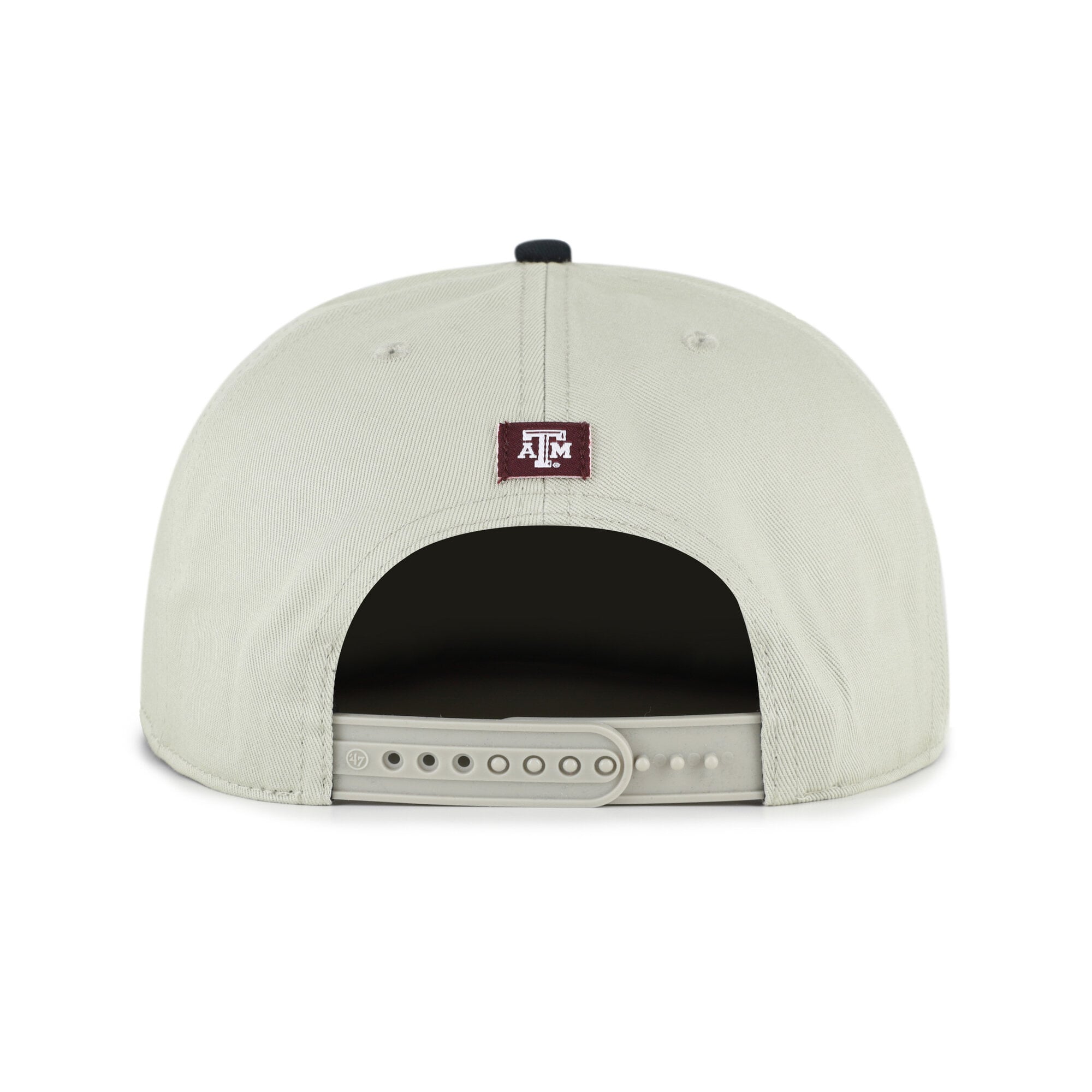 Casquette unisexe '47 grise/noire Texas A&M Aggies à logo ovale et fermeture snapback