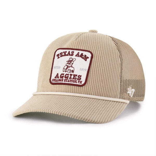Casquette unisexe '47 kaki Texas A&M Aggies Cordlandia Hitch ajustable