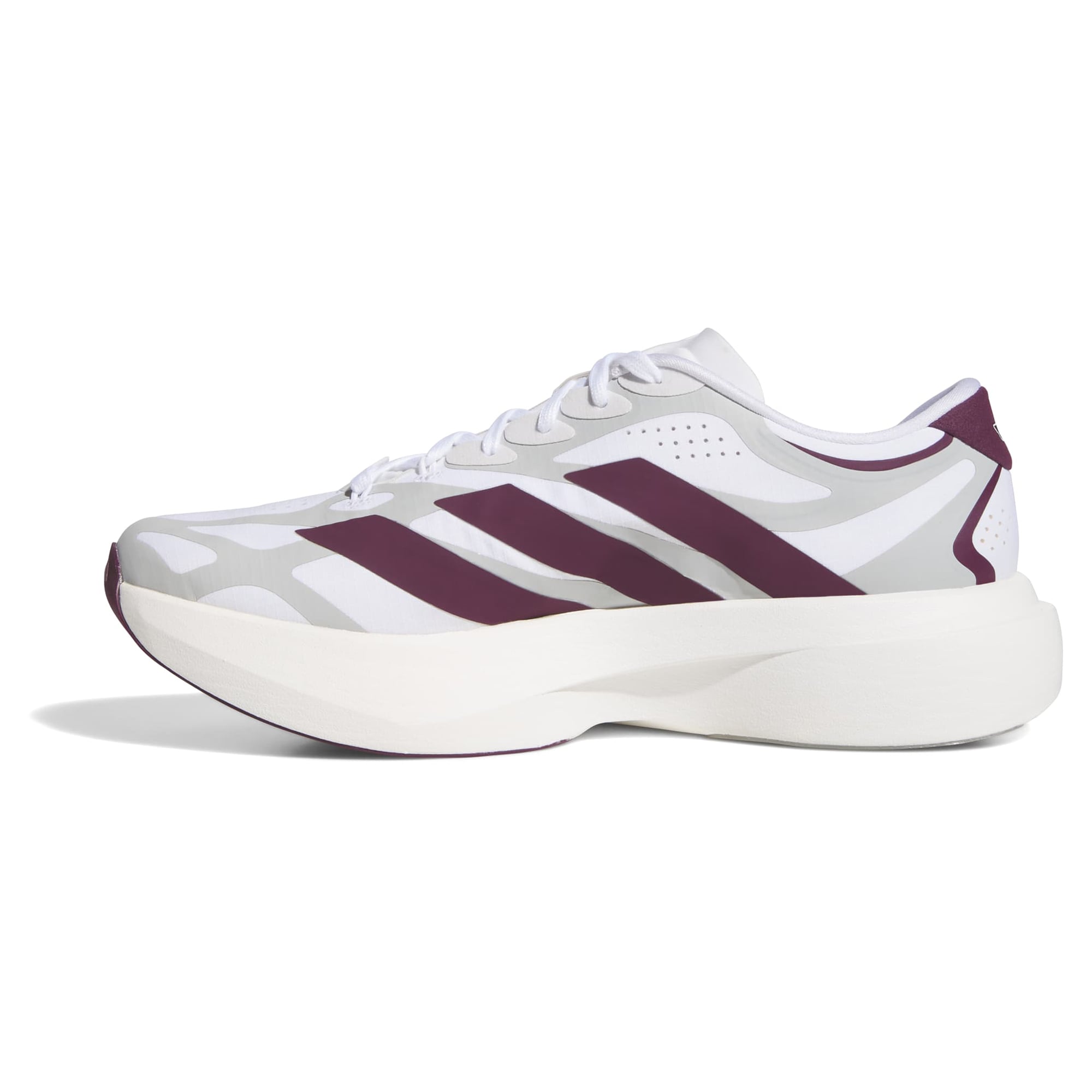 Unisex adidas White Texas A&M Aggies Adizero EVO SL EXO Sneakers