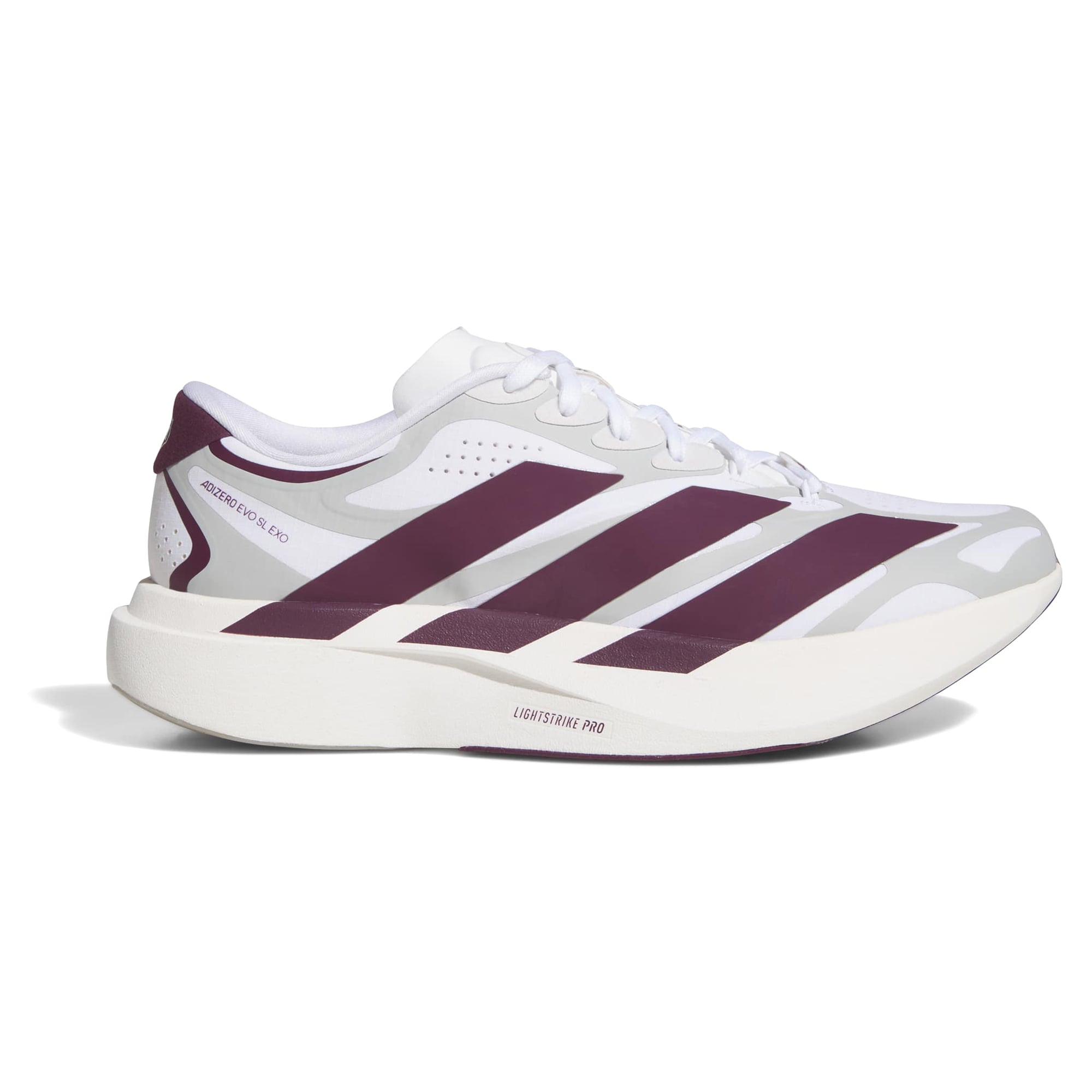 Unisex adidas White Texas A&M Aggies Adizero EVO SL EXO Sneakers