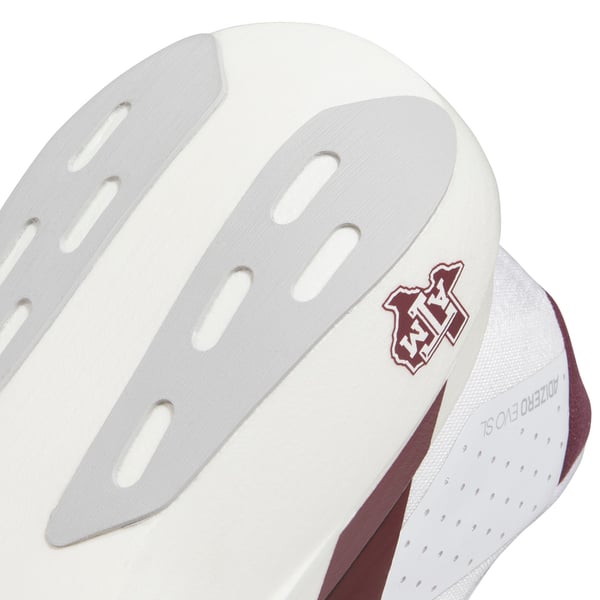 Unisex adidas White Texas A&M Aggies Adizero Evolution SL  display picture 3