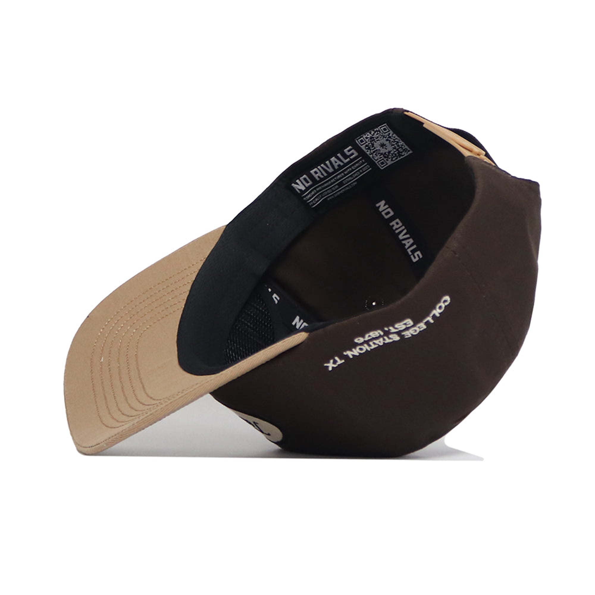 Casquette unisexe No Rivals marron Texas A&M Aggies, écusson neutre et ajustable