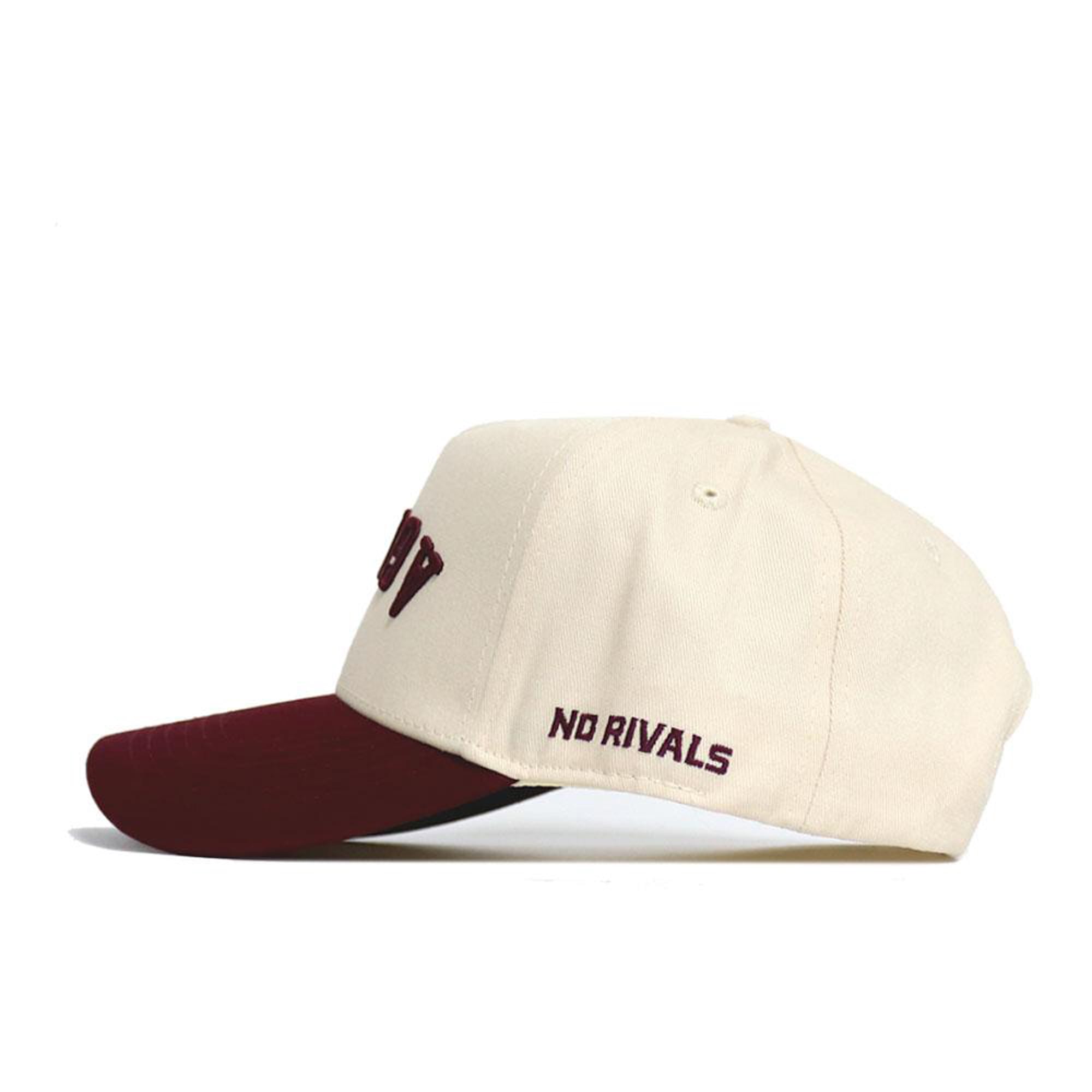 Casquette unisexe No Rivals naturelle/bordeaux Texas A&M Aggies à couleurs classiques inversées, ajustable