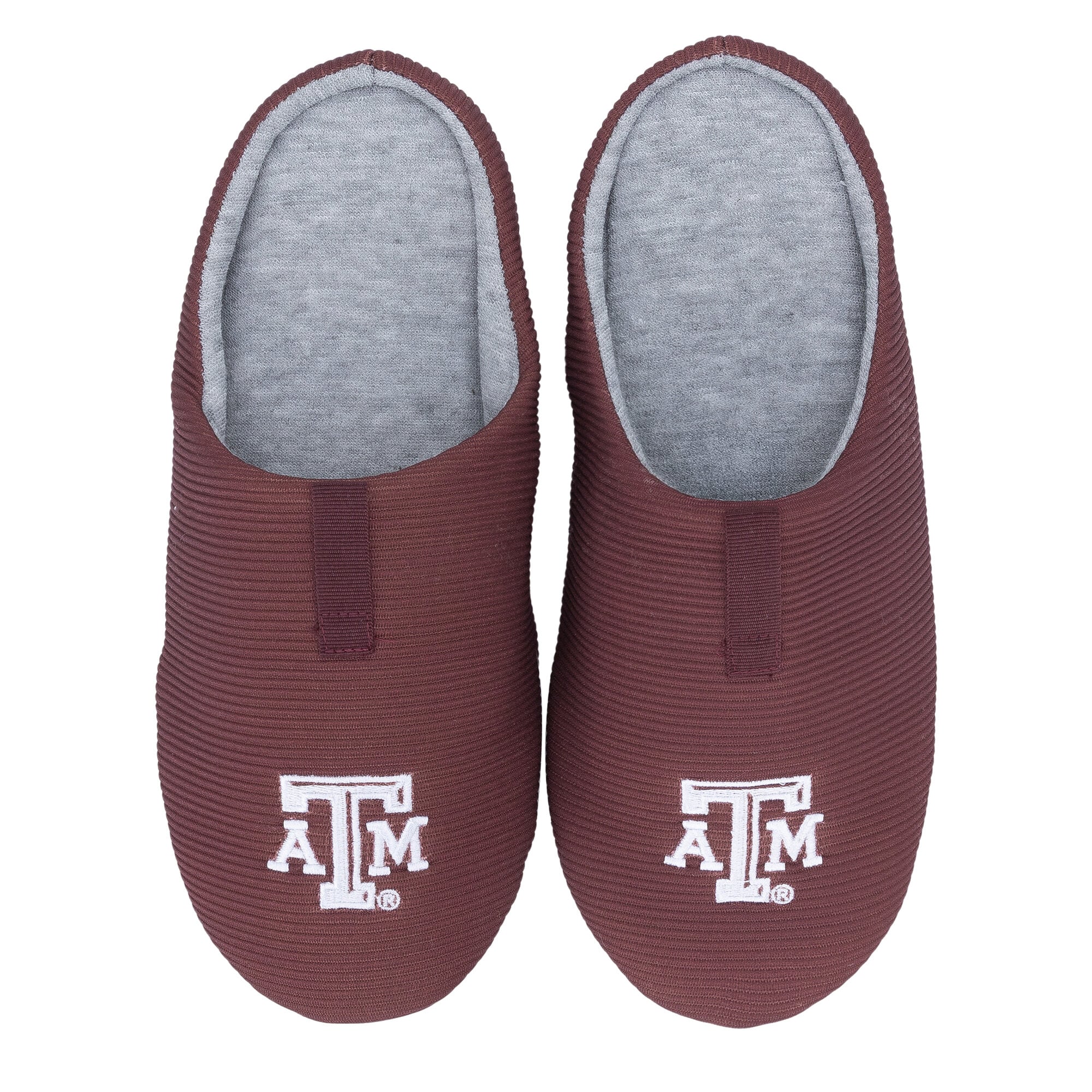 Pantoufles côtelées unisexes ZooZatz Texas A&M Aggies