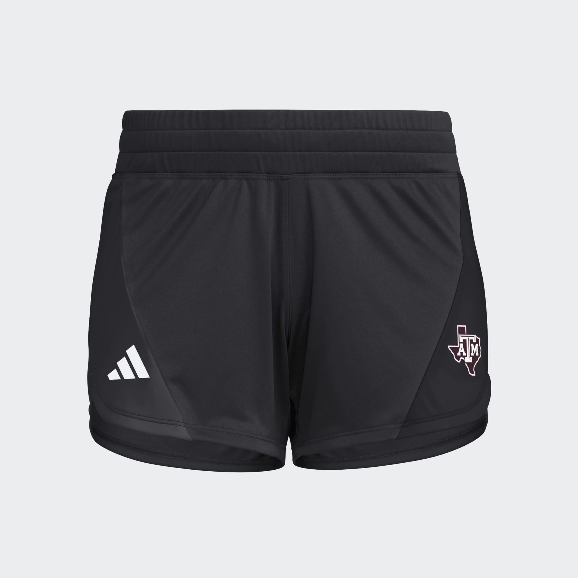 Women's adidas Black Texas A&M Aggies D4T Woven Training Shorts