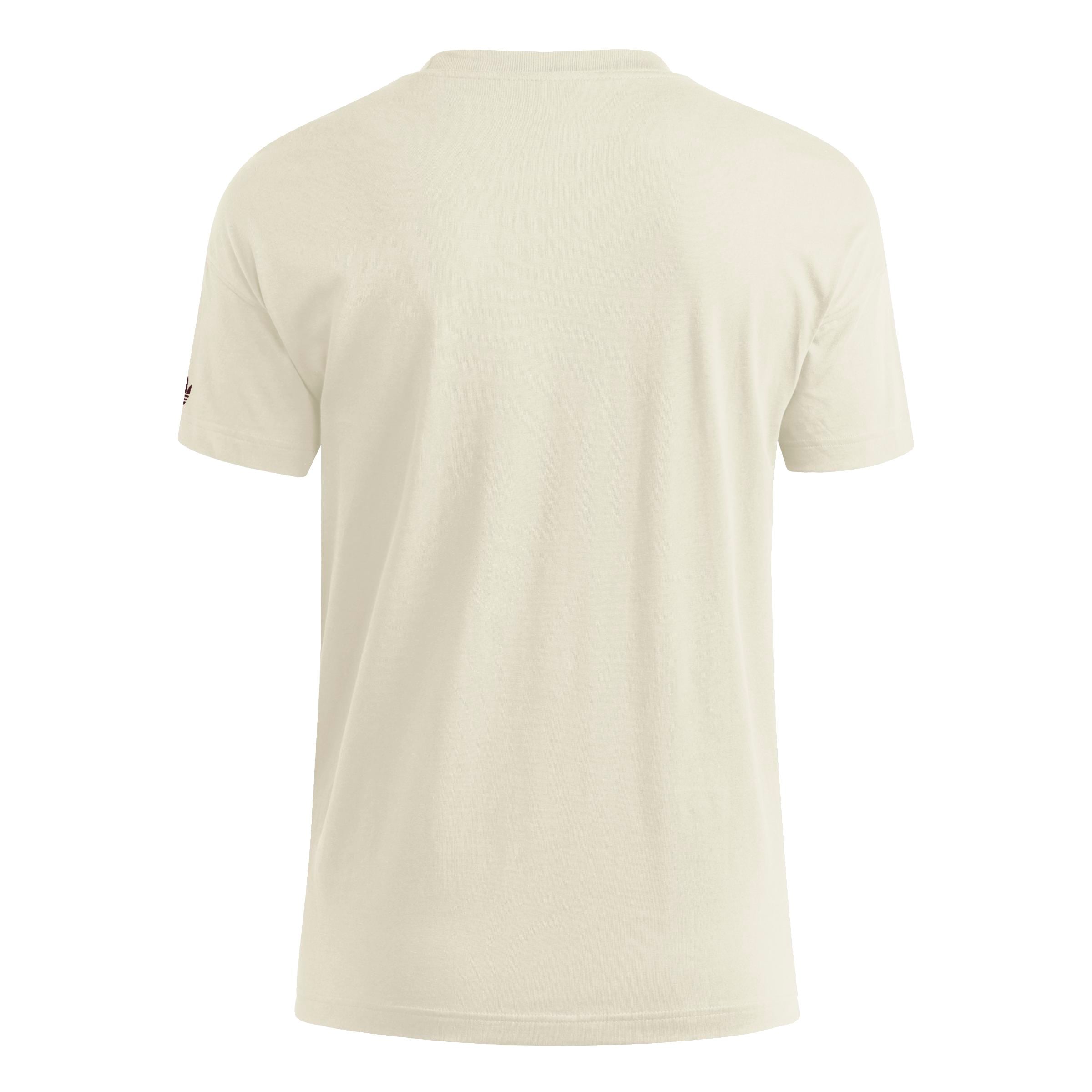 T-shirt boyfriend adidas Originals crème Texas A&M Aggies pour femme