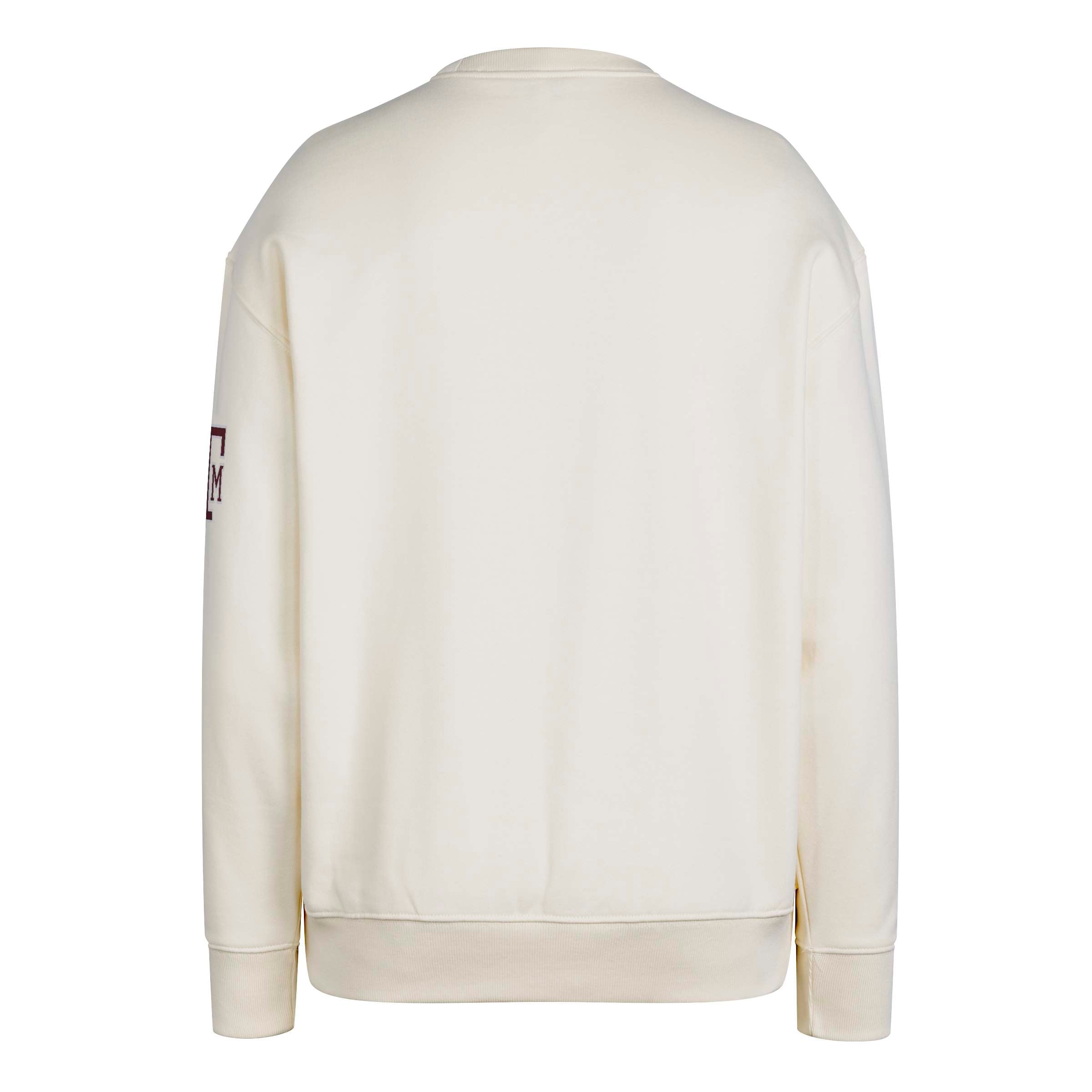 Sweat-shirt polaire adidas Originals crème Texas A&M Aggies pour femme