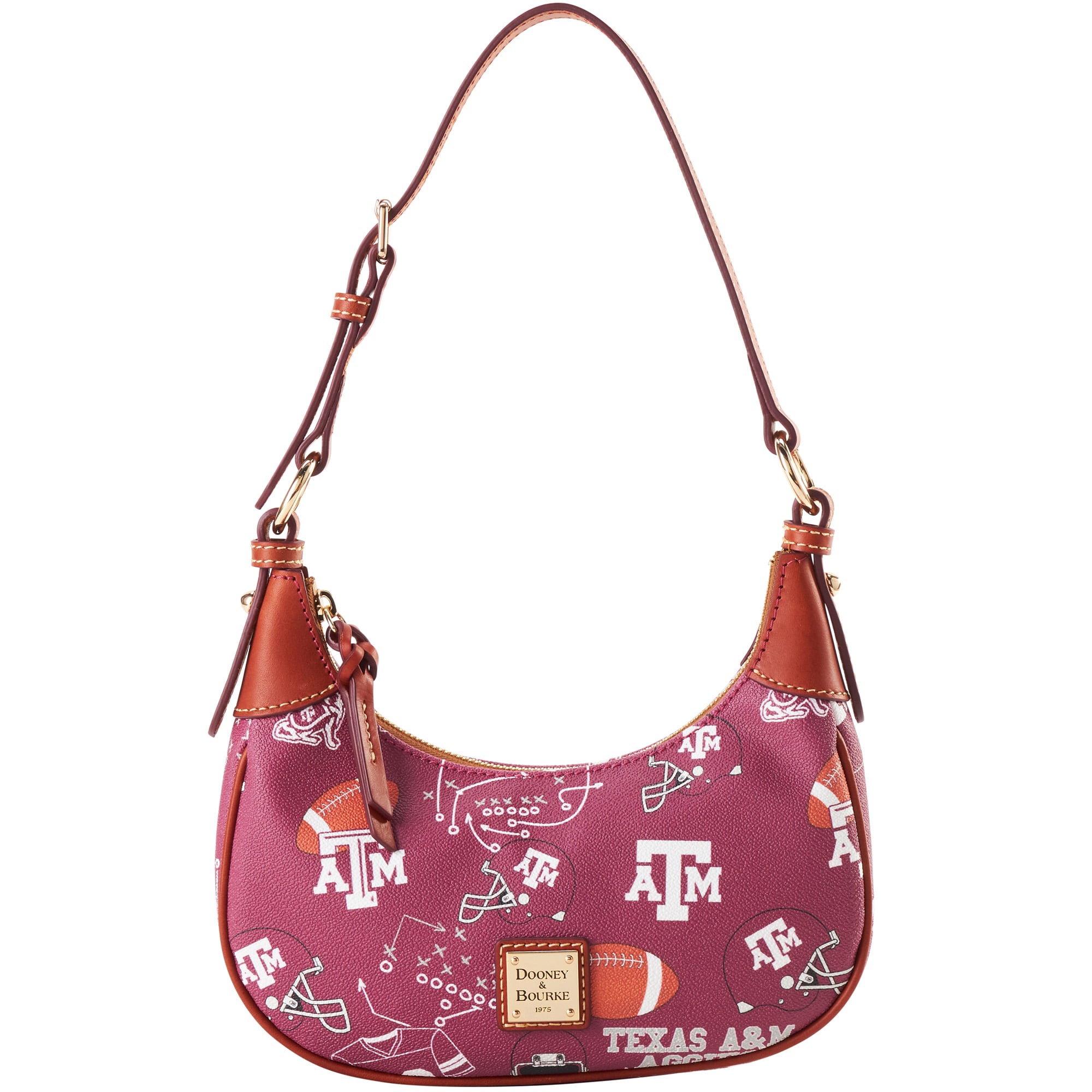 Sac à bandoulière souple Dooney & Bourke Texas A&M Aggies pour femme