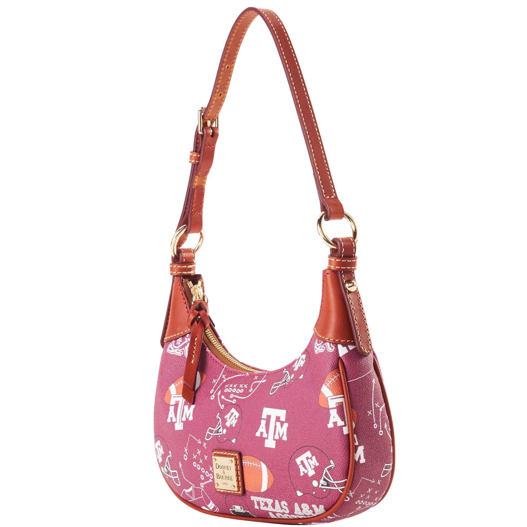 Sac à bandoulière souple Dooney & Bourke Texas A&M Aggies pour femme